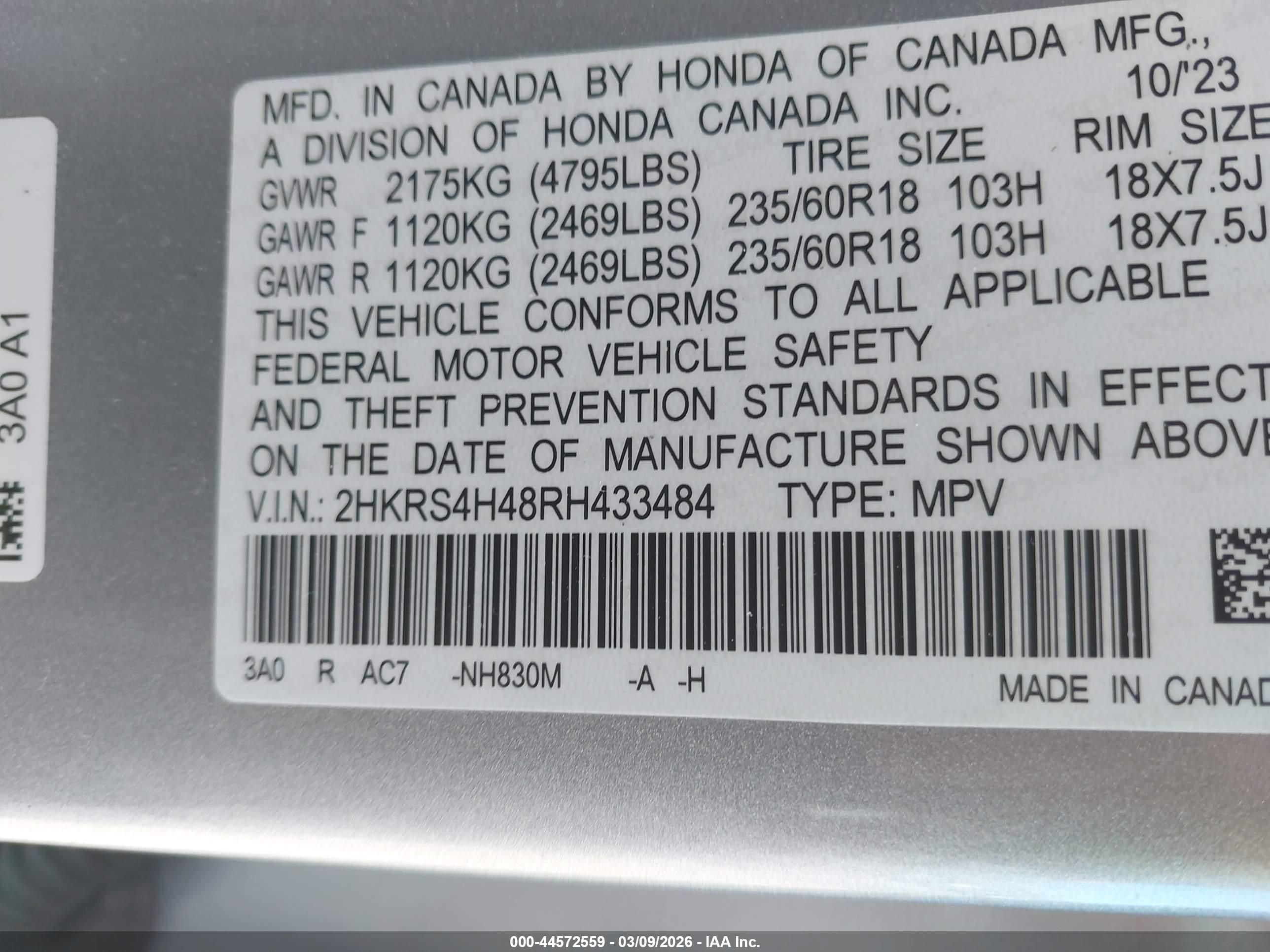 HONDA CR-V image 9