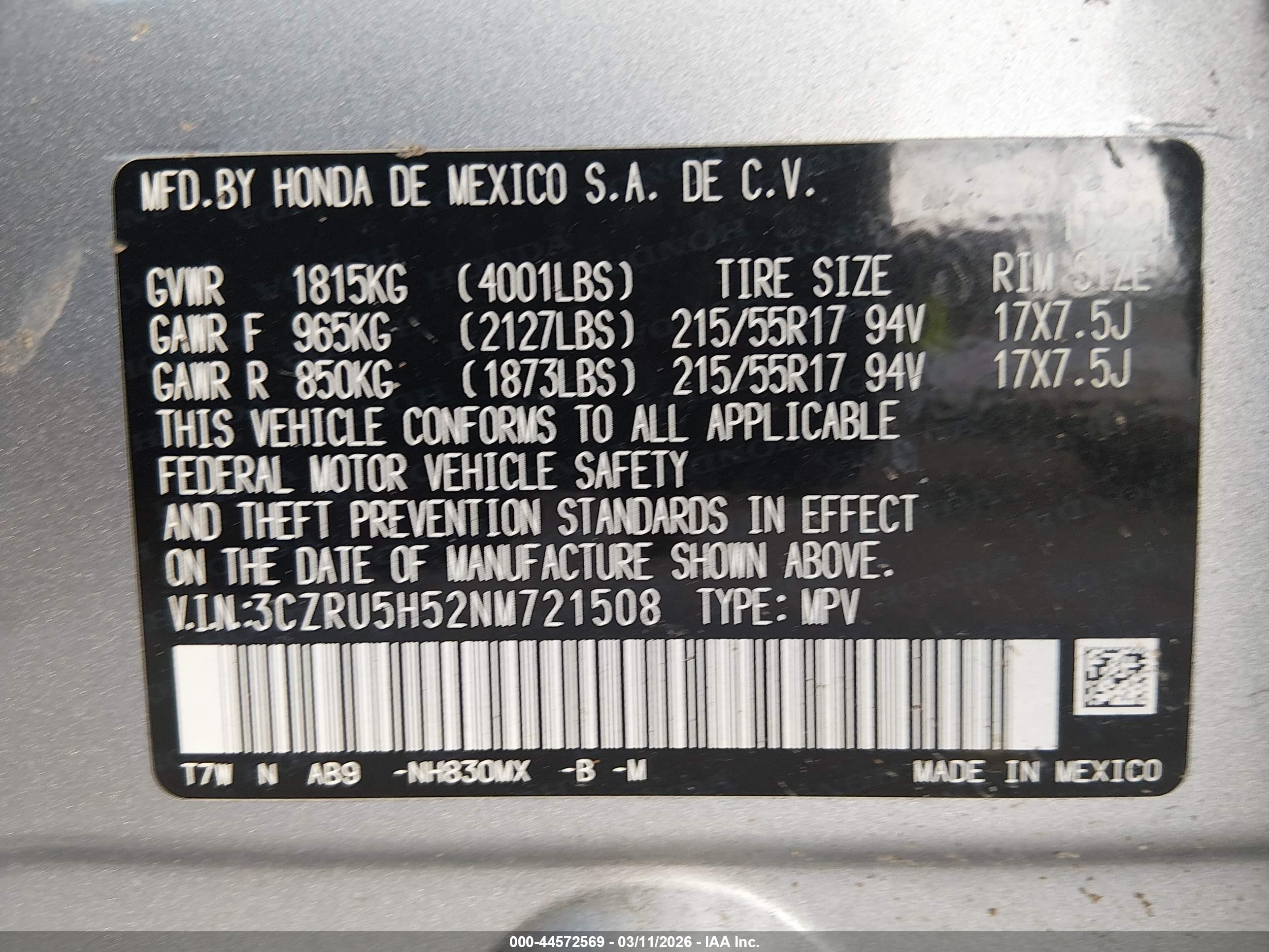 HONDA HR-V image 9