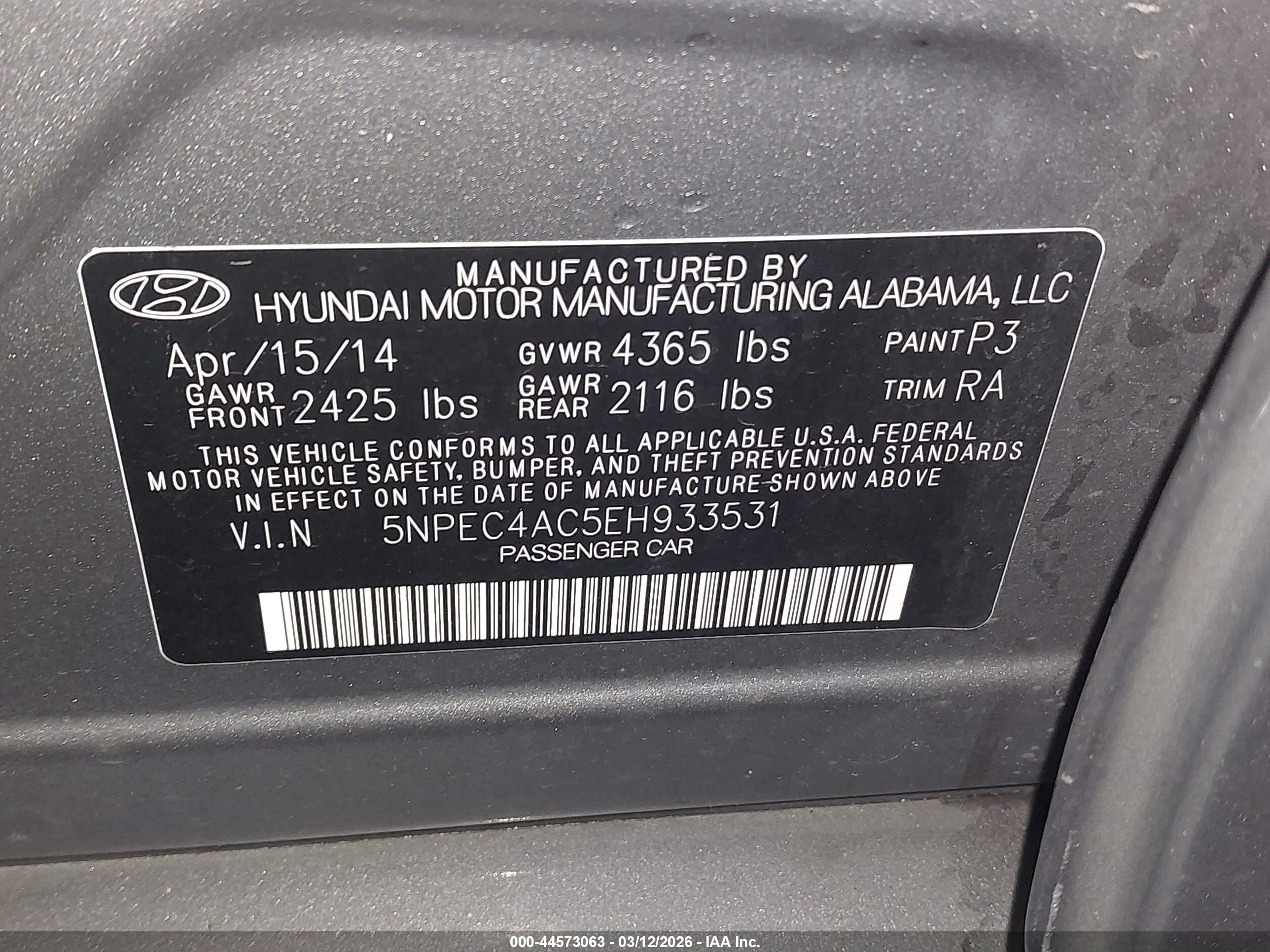 HYUNDAI SONATA image 9