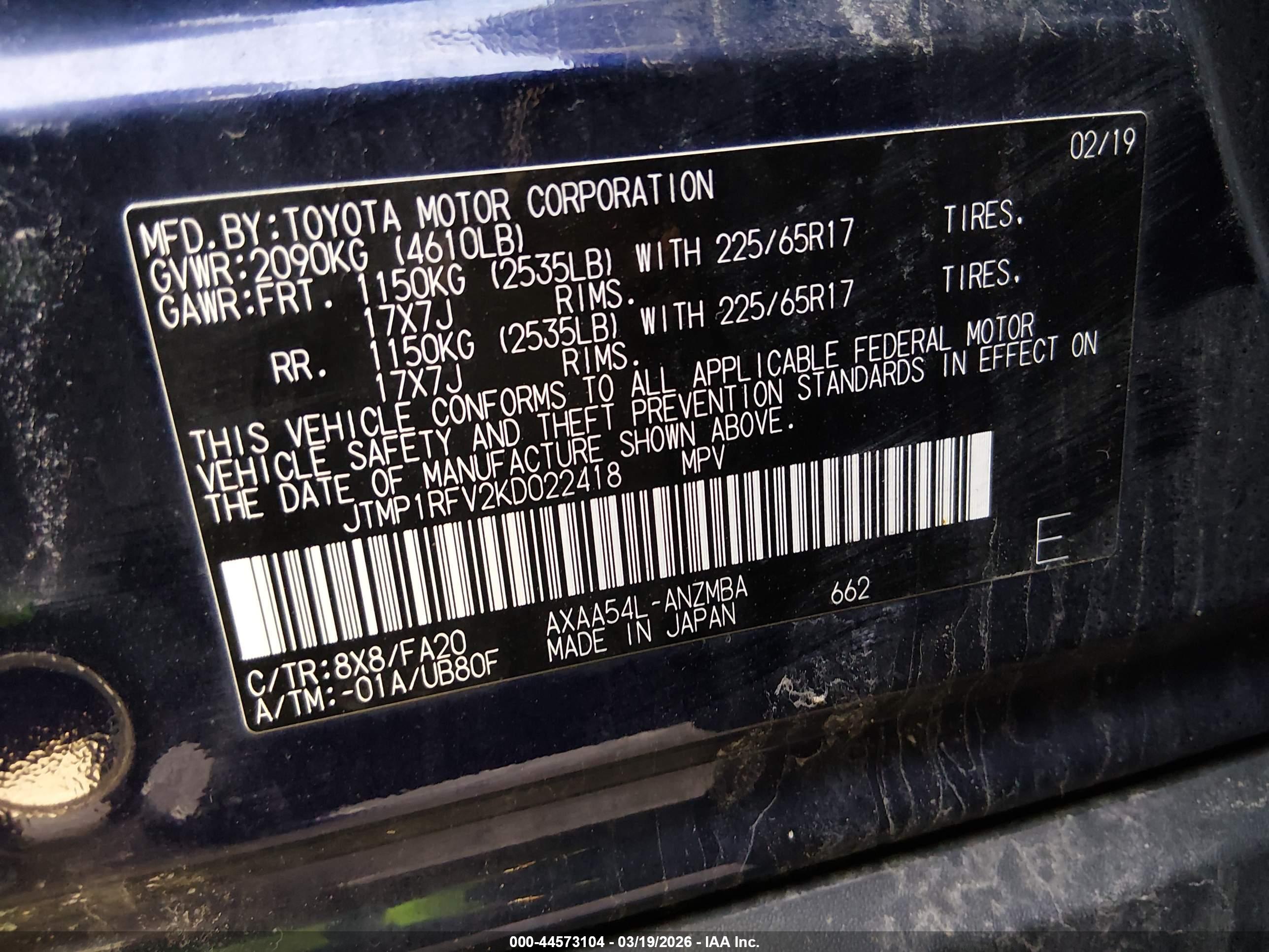 TOYOTA RAV4 image 9