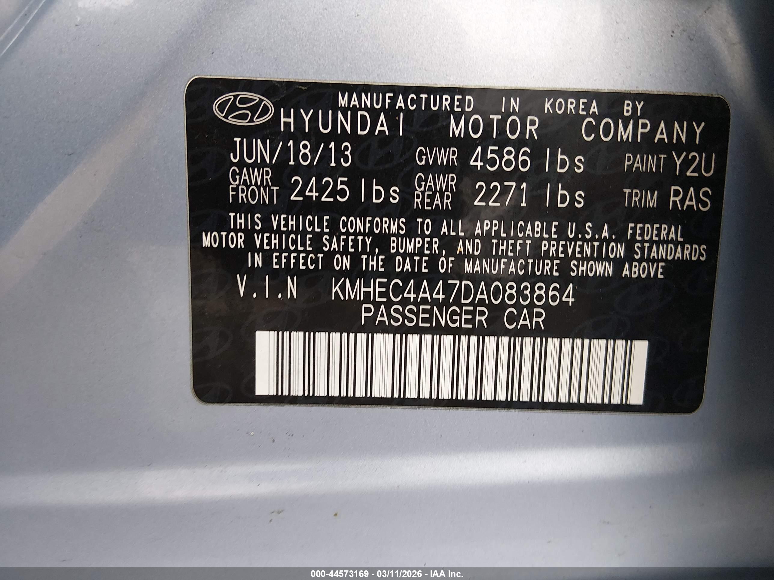 HYUNDAI SONATA image 9