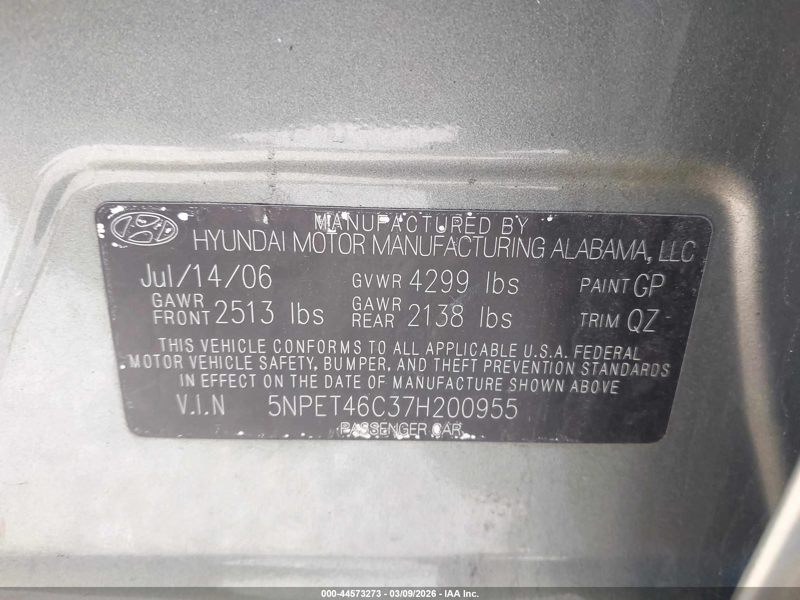 HYUNDAI SONATA image 9
