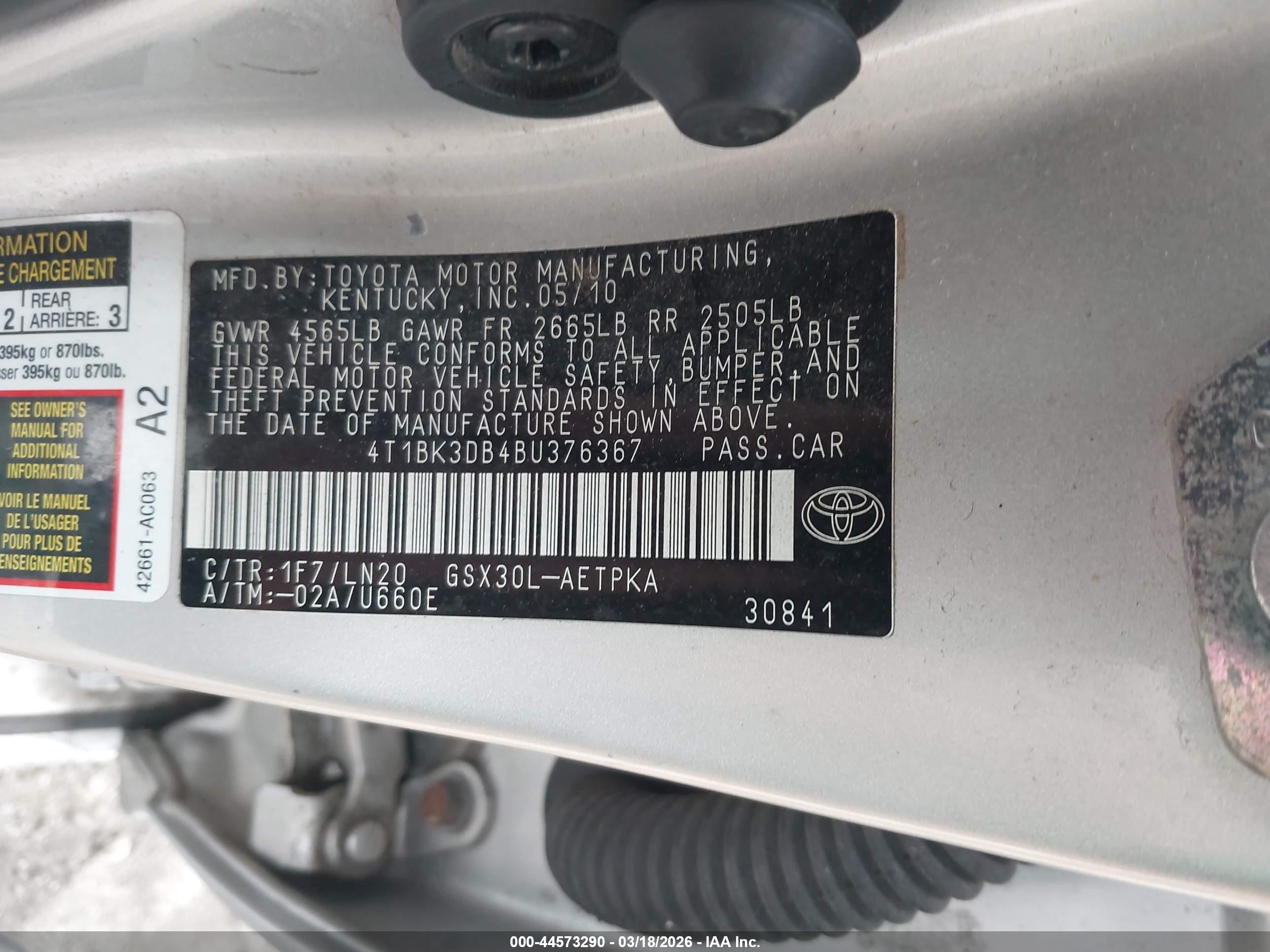 TOYOTA AVALON image 9