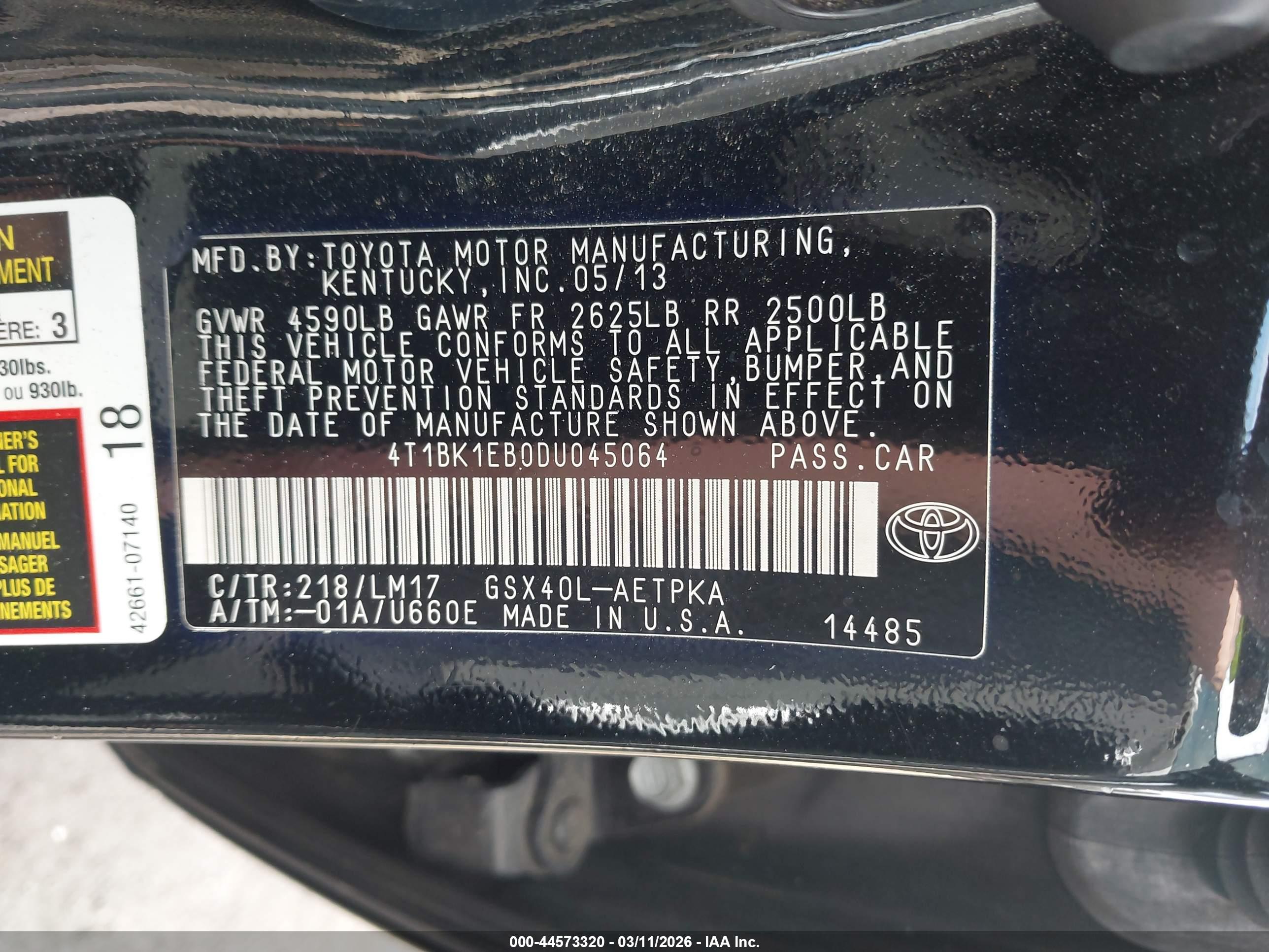 TOYOTA AVALON image 9