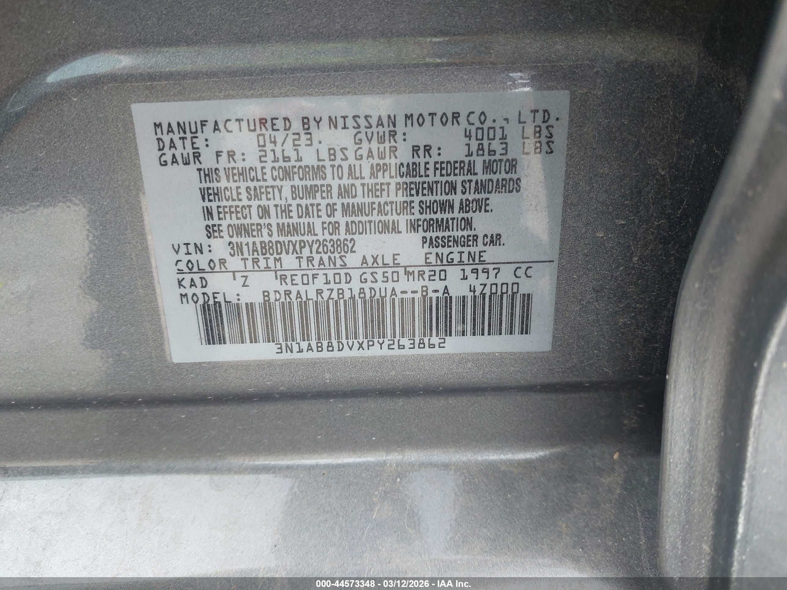 NISSAN SENTRA image 9