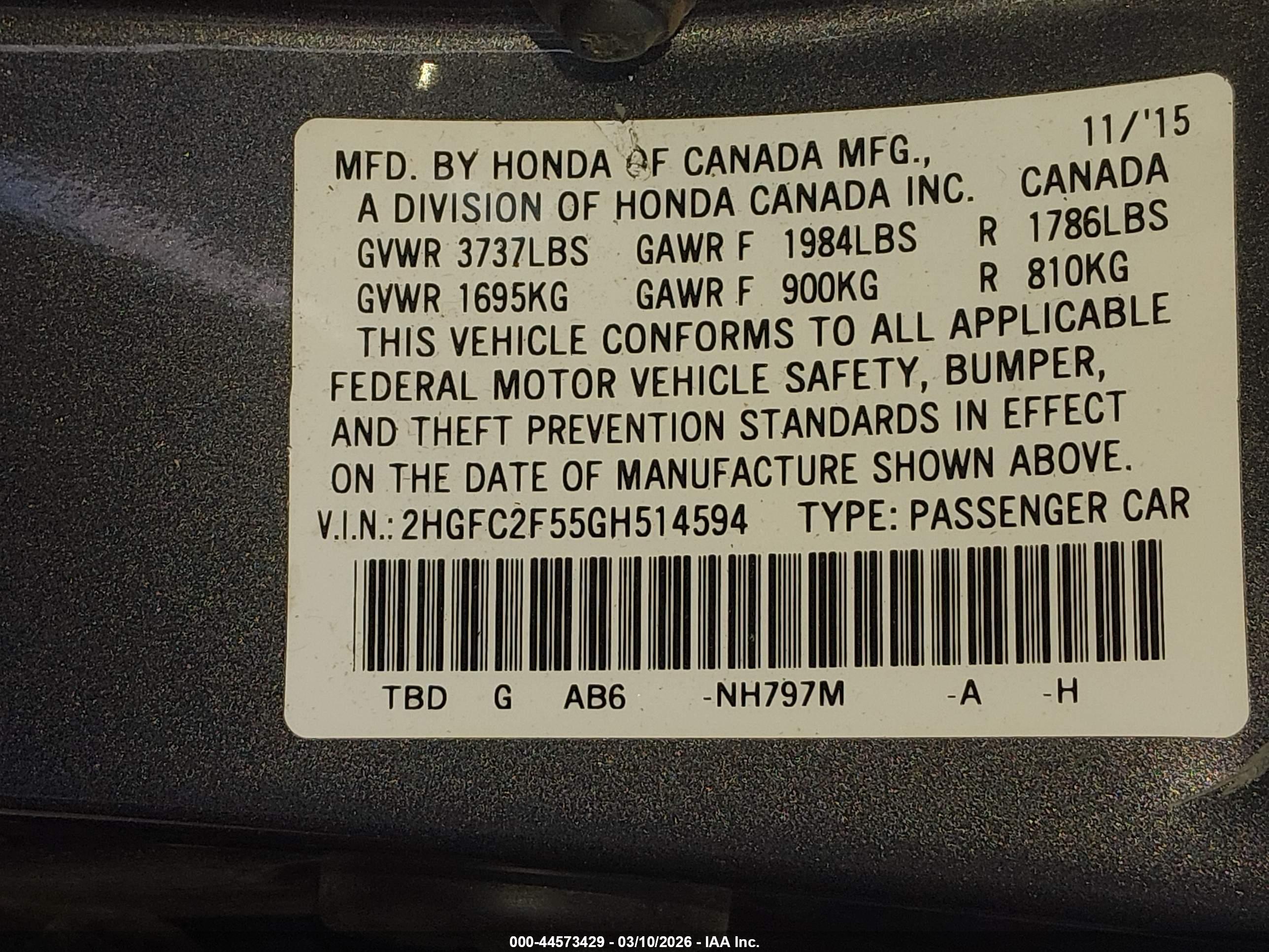 HONDA CIVIC image 9