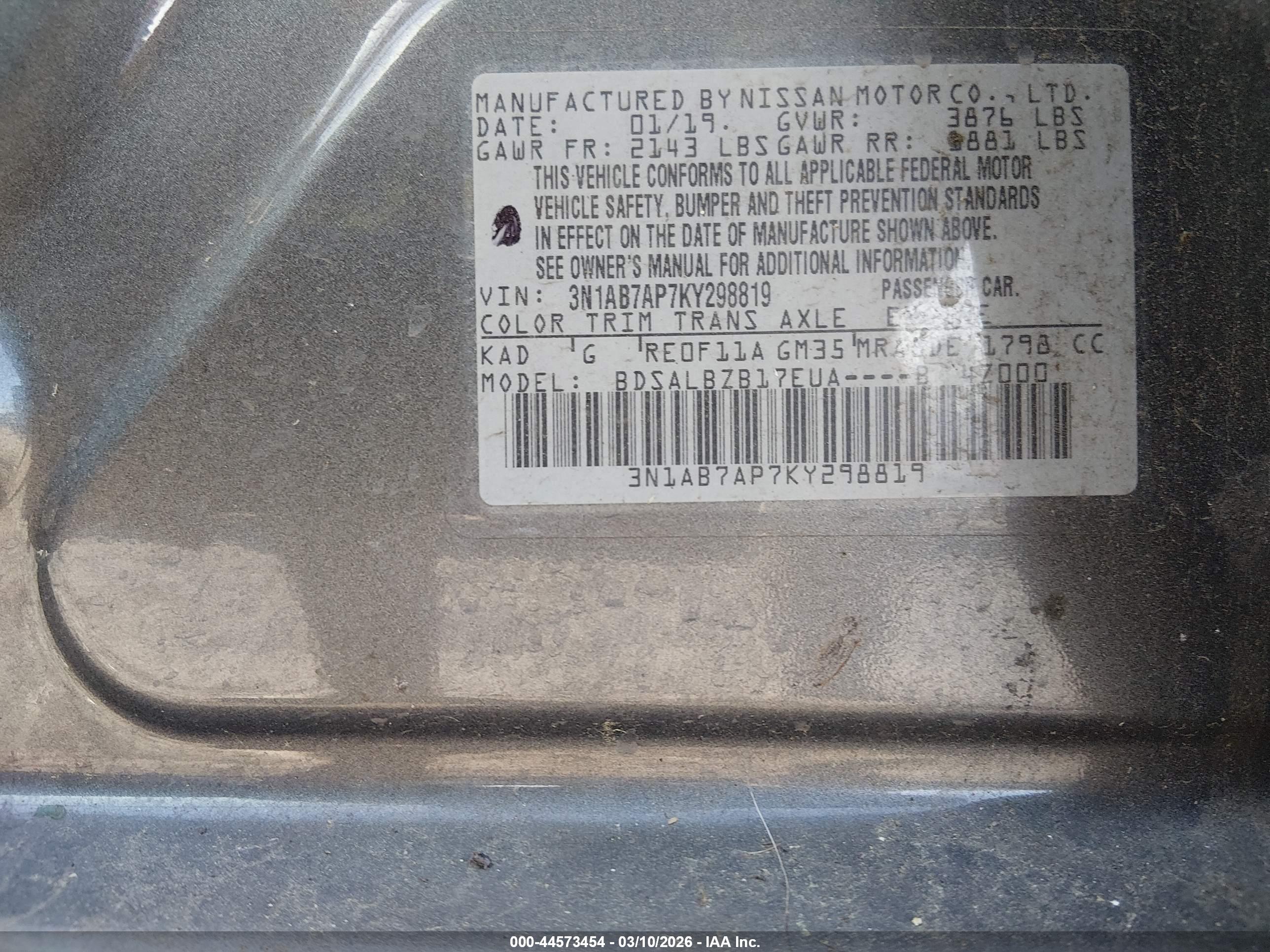 NISSAN SENTRA image 9