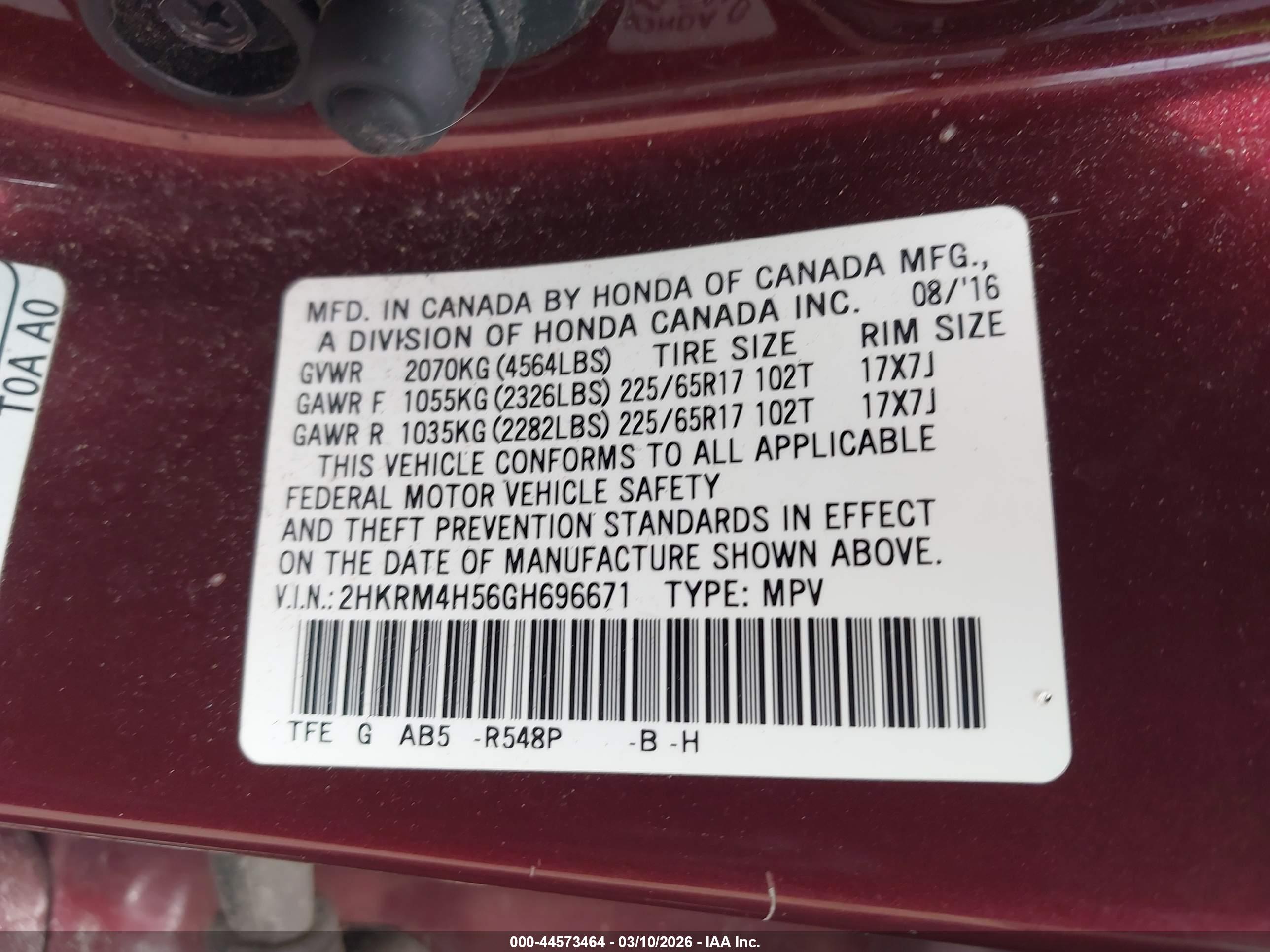 HONDA CR-V image 9