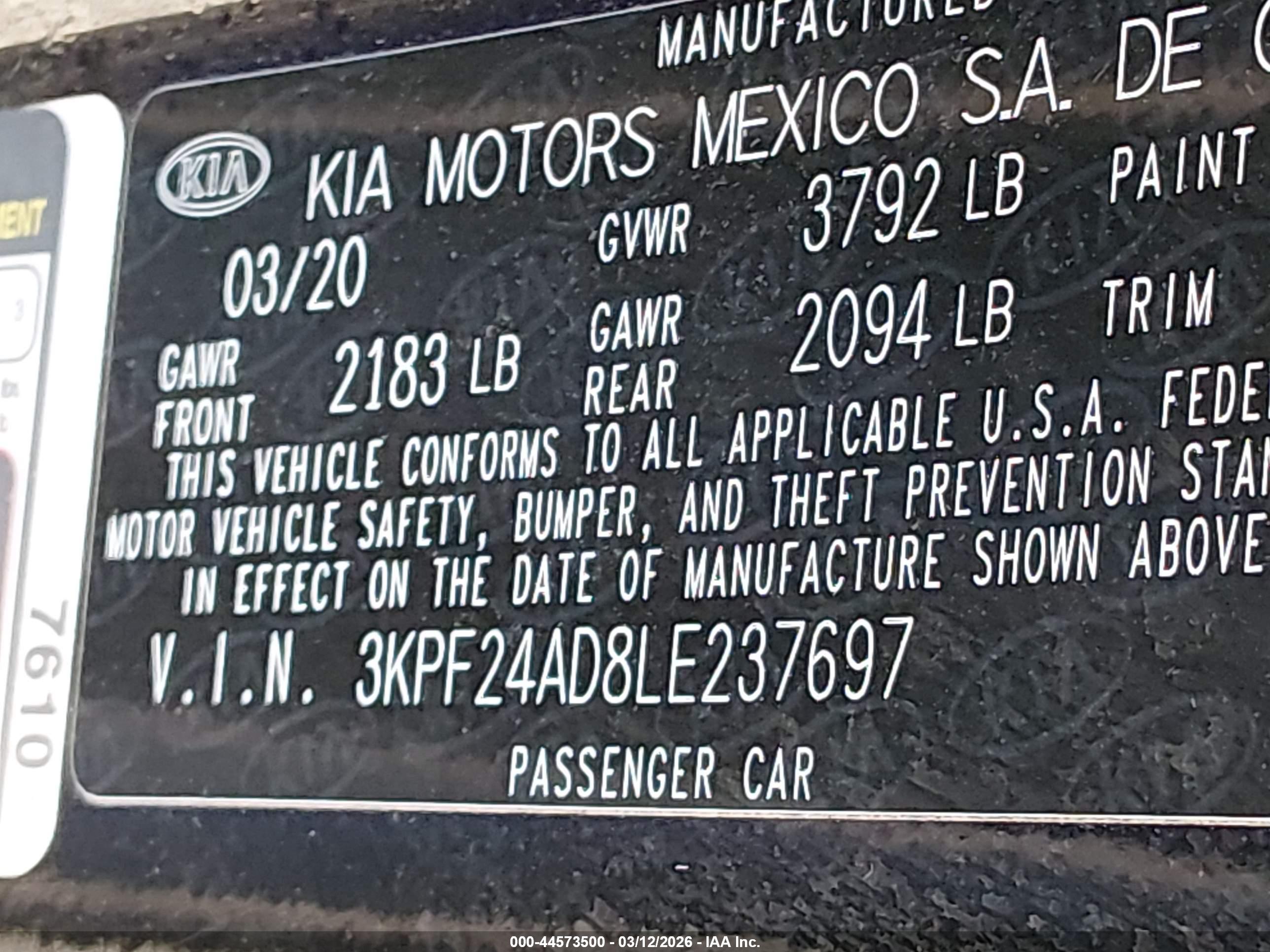 KIA FORTE image 9