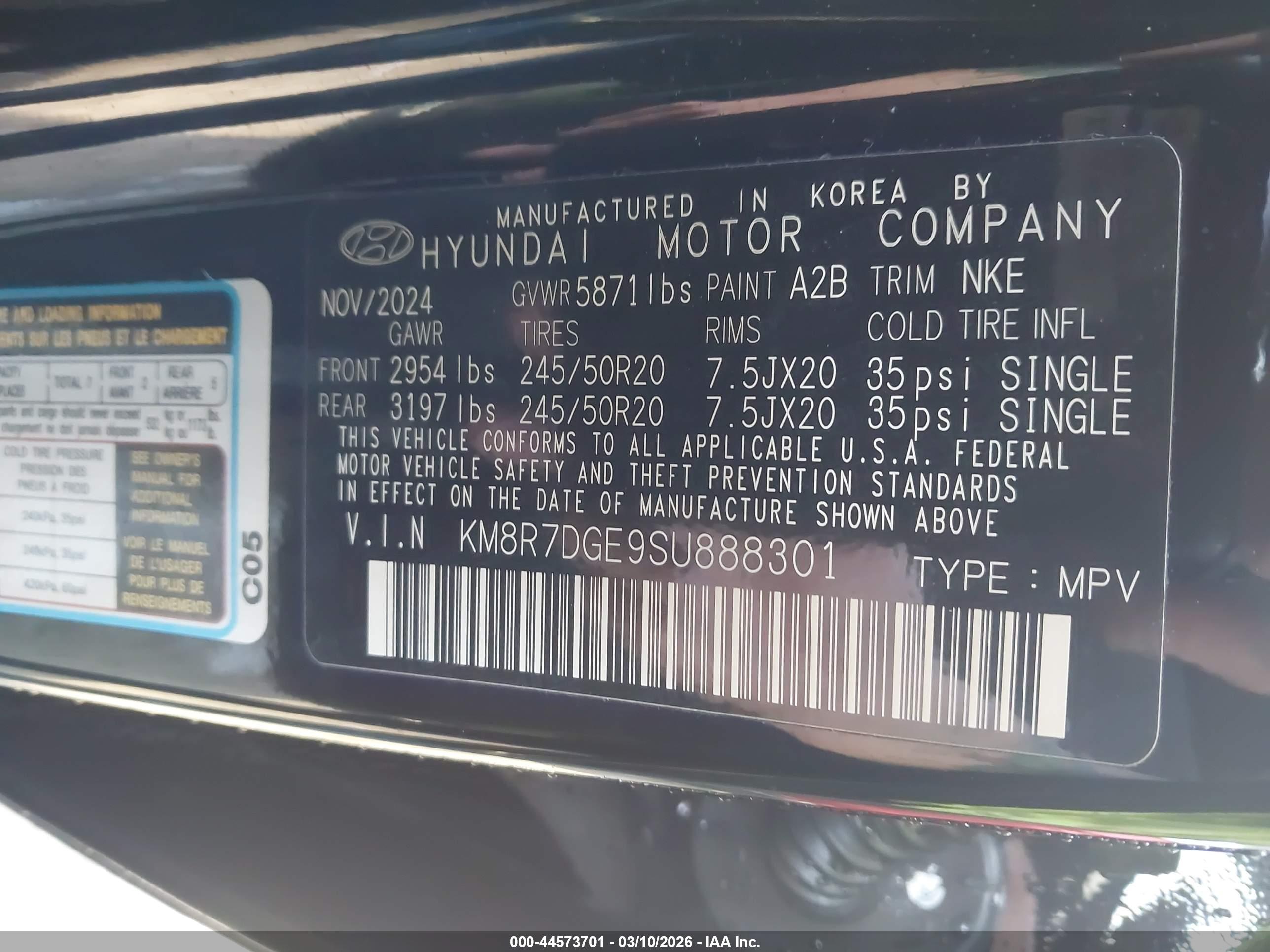 HYUNDAI PALISADE image 9
