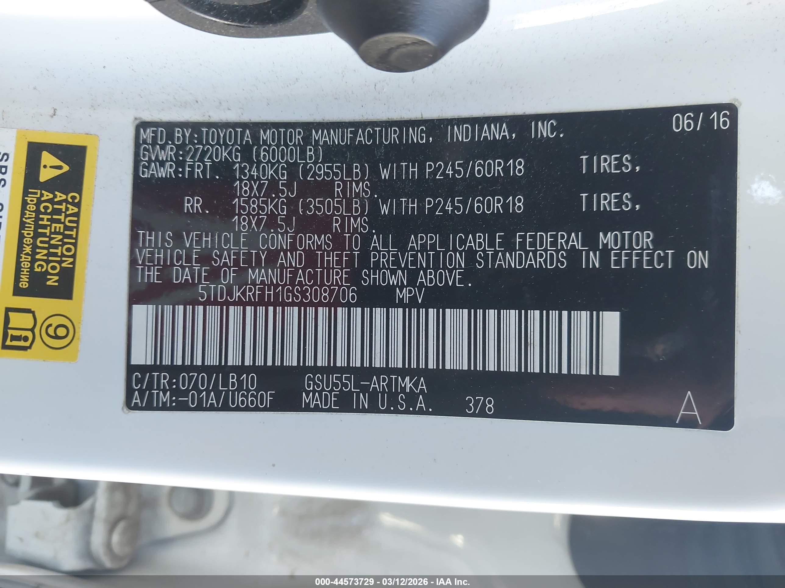 TOYOTA HIGHLANDER image 9