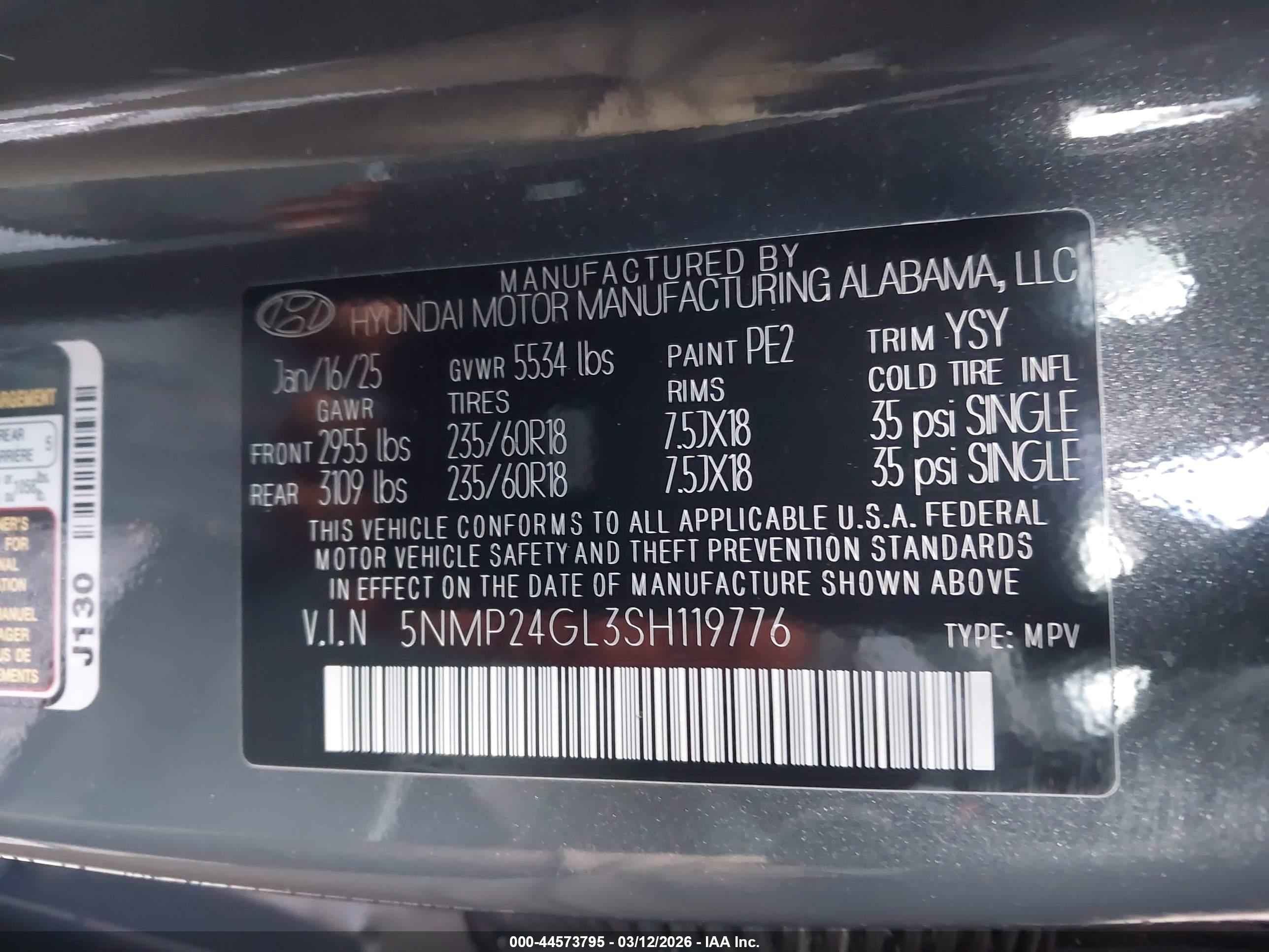 HYUNDAI SANTA image 9