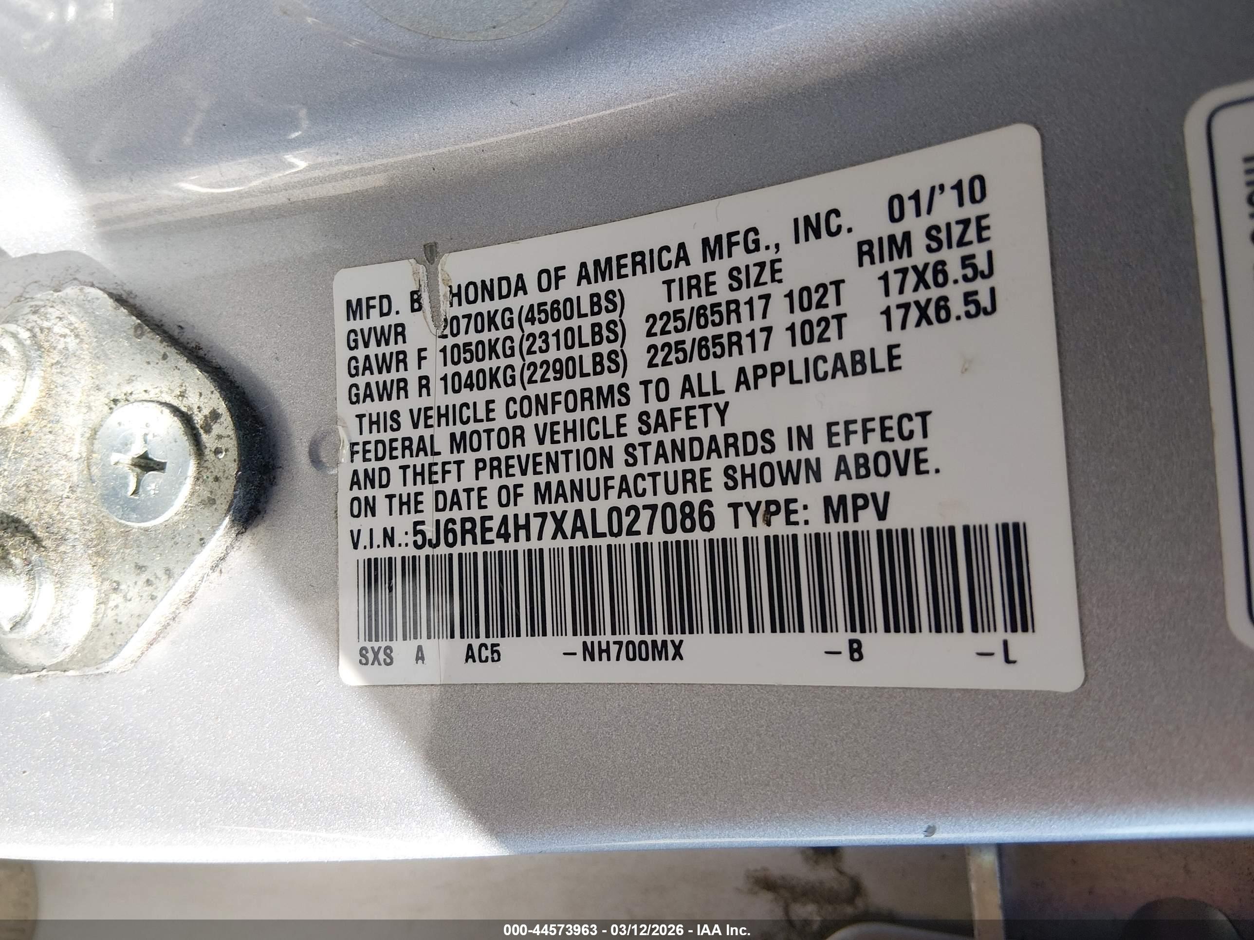 HONDA CR-V image 9