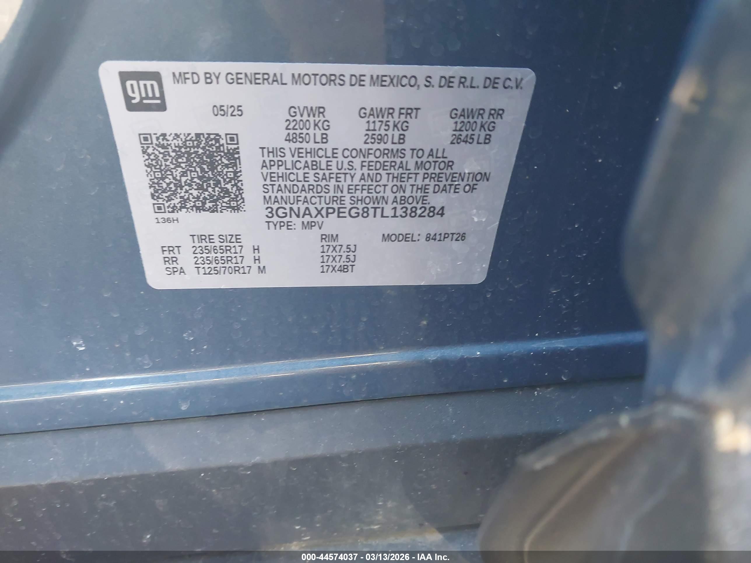 CHEVROLET EQUINOX image 9