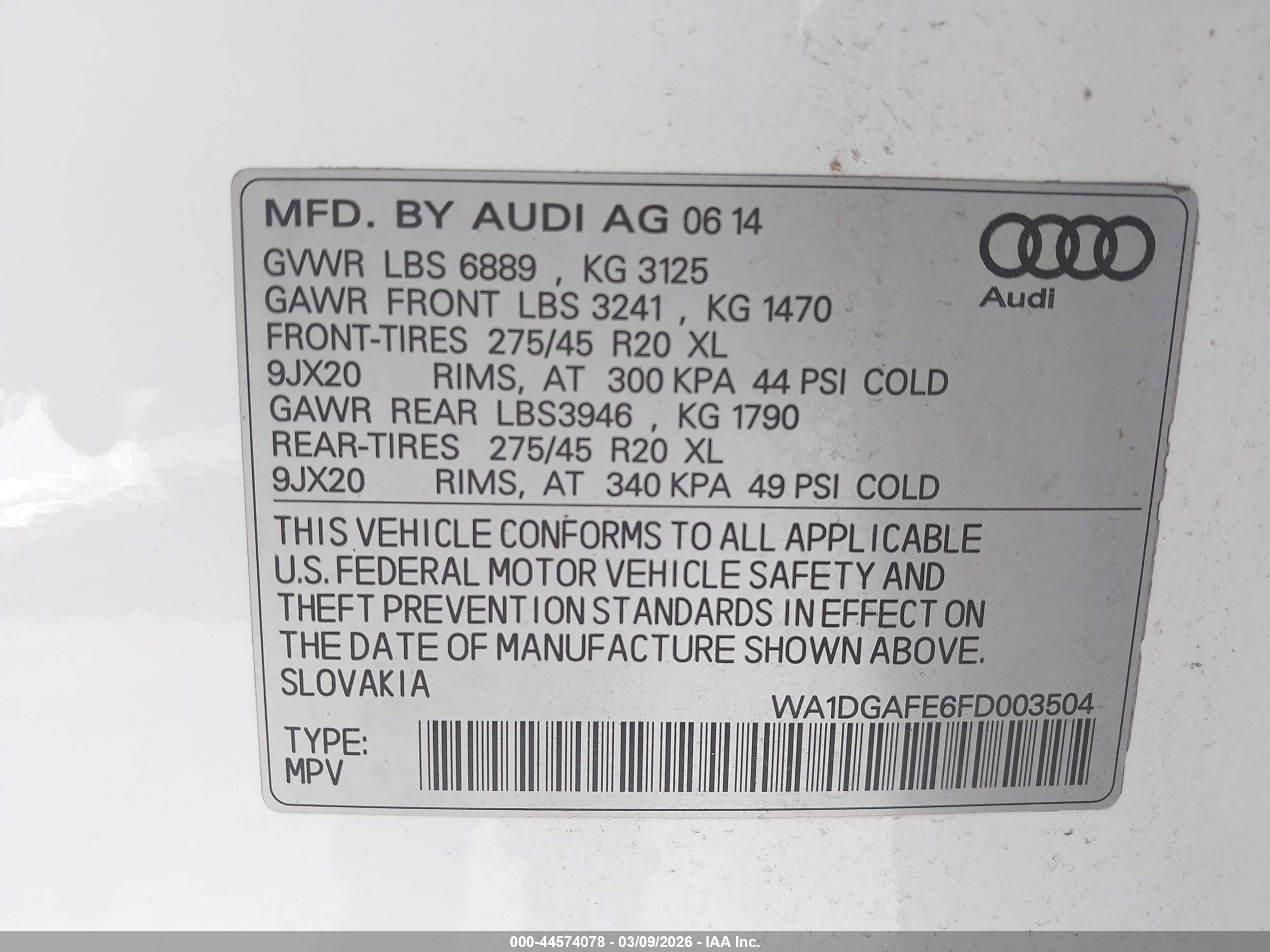 AUDI Q7 image 9