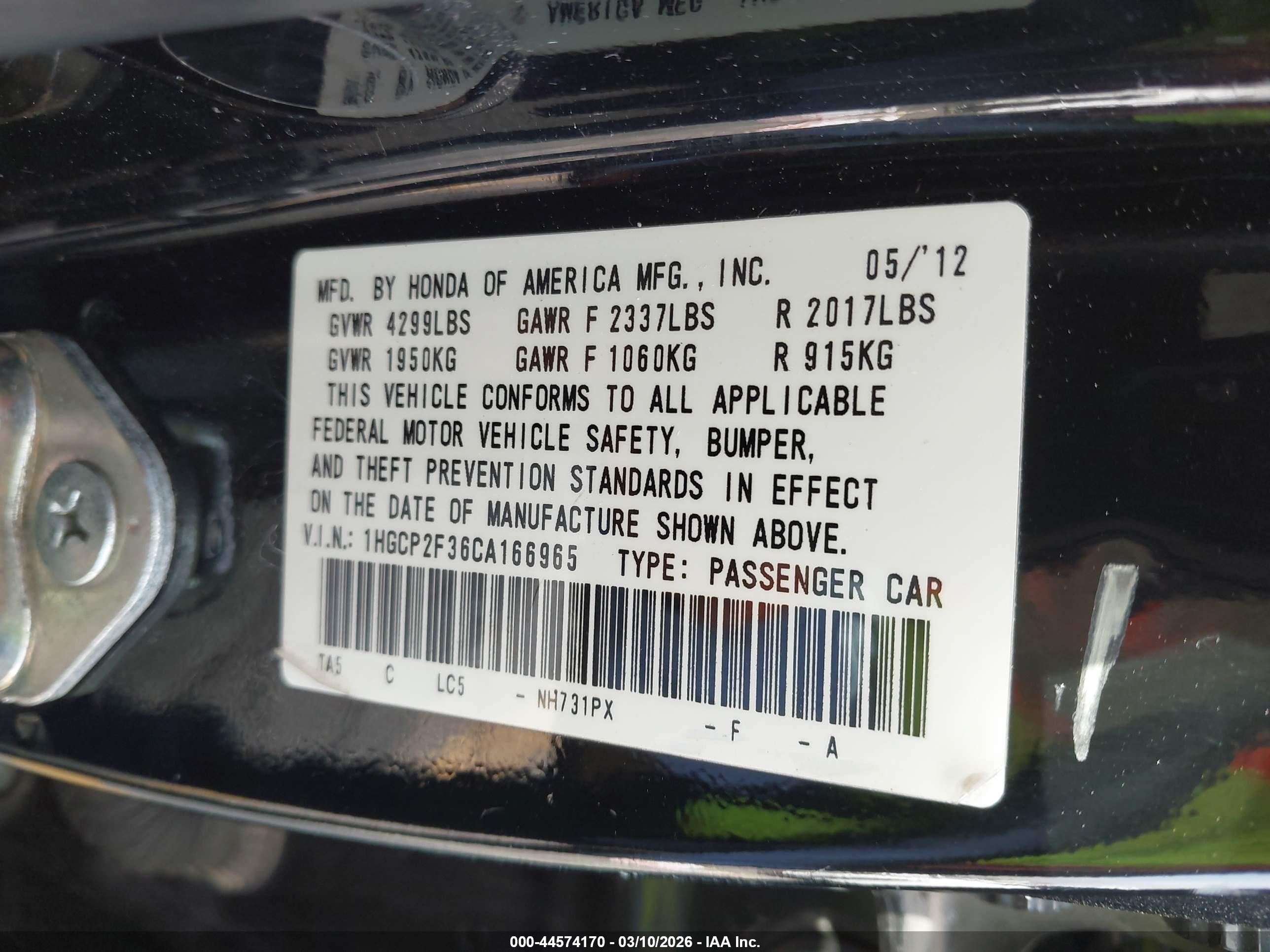 HONDA ACCORD image 9