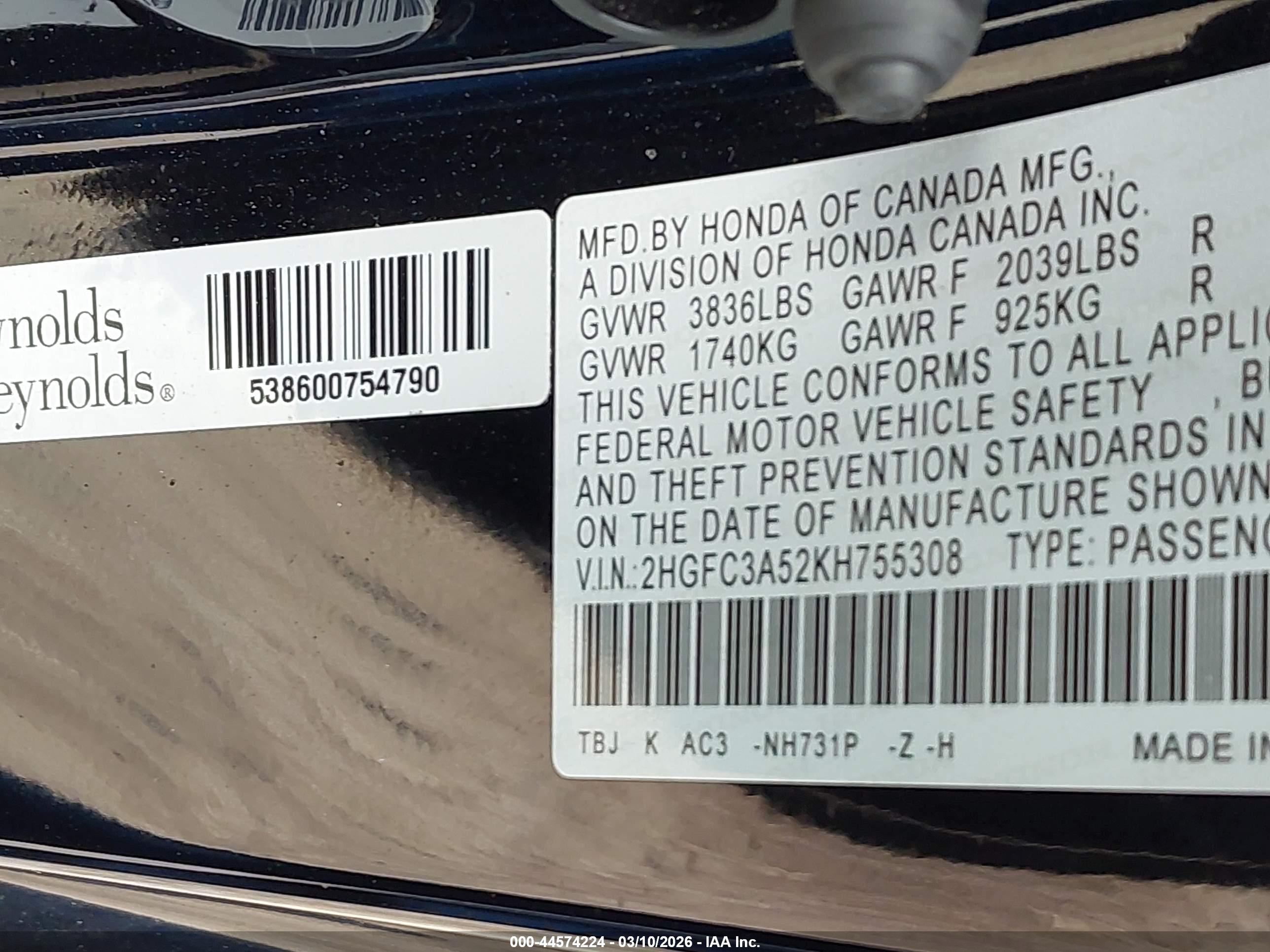HONDA CIVIC image 9