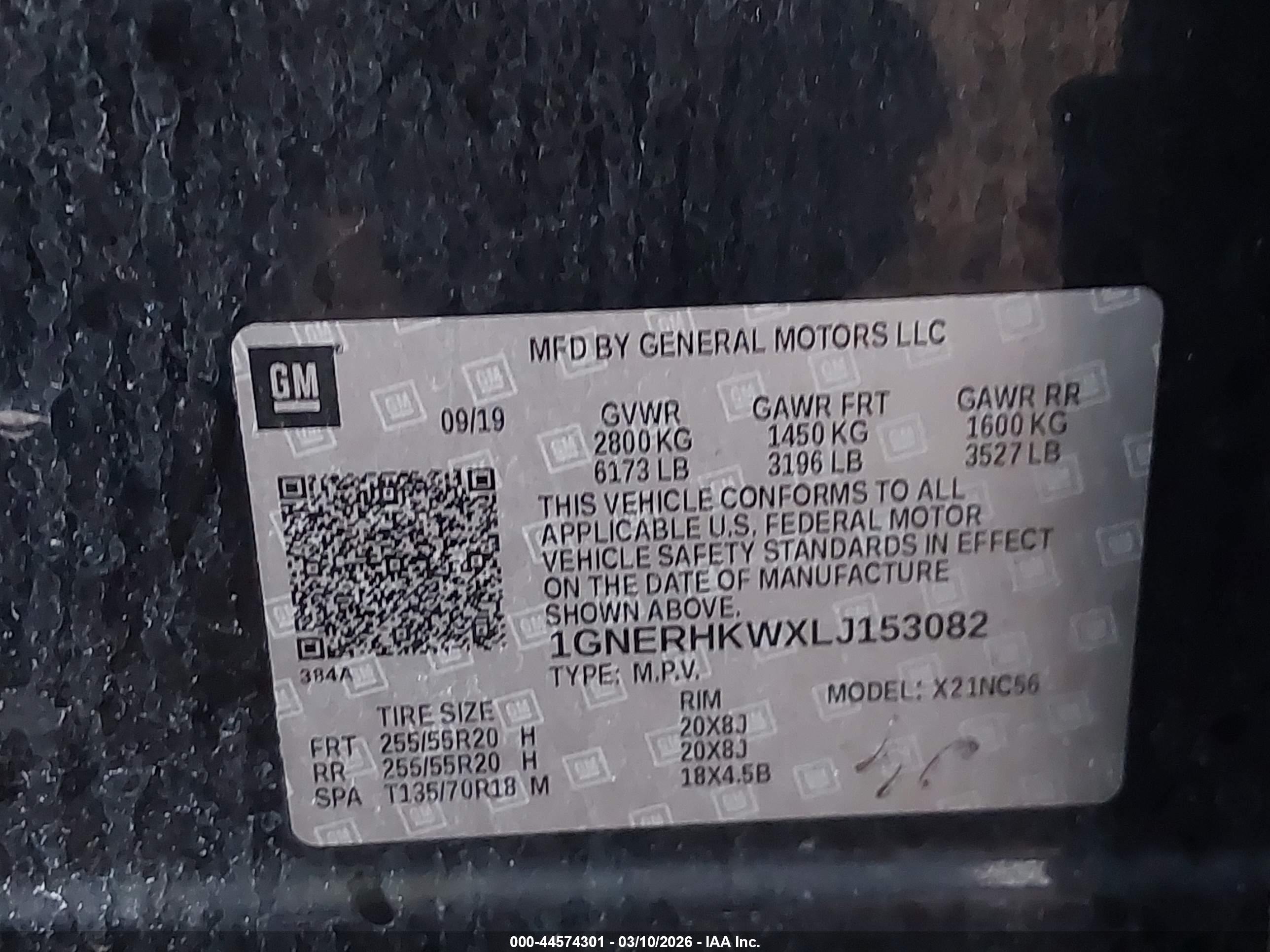 CHEVROLET TRAVERSE image 9