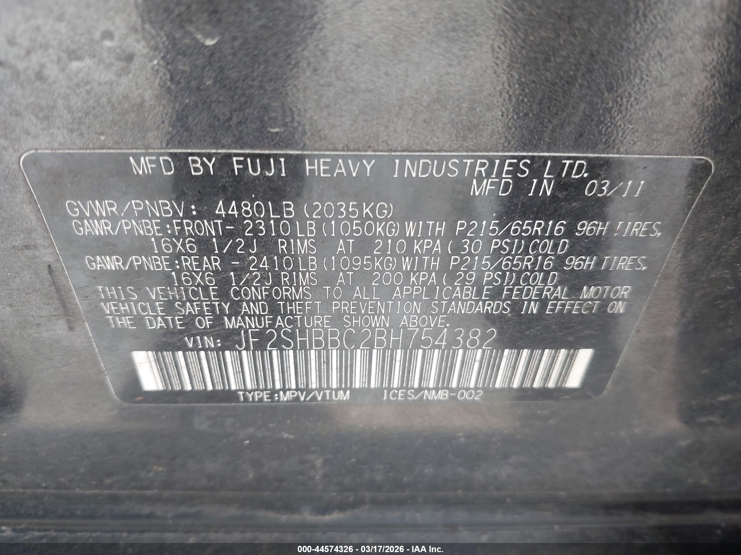 SUBARU FORESTER image 9