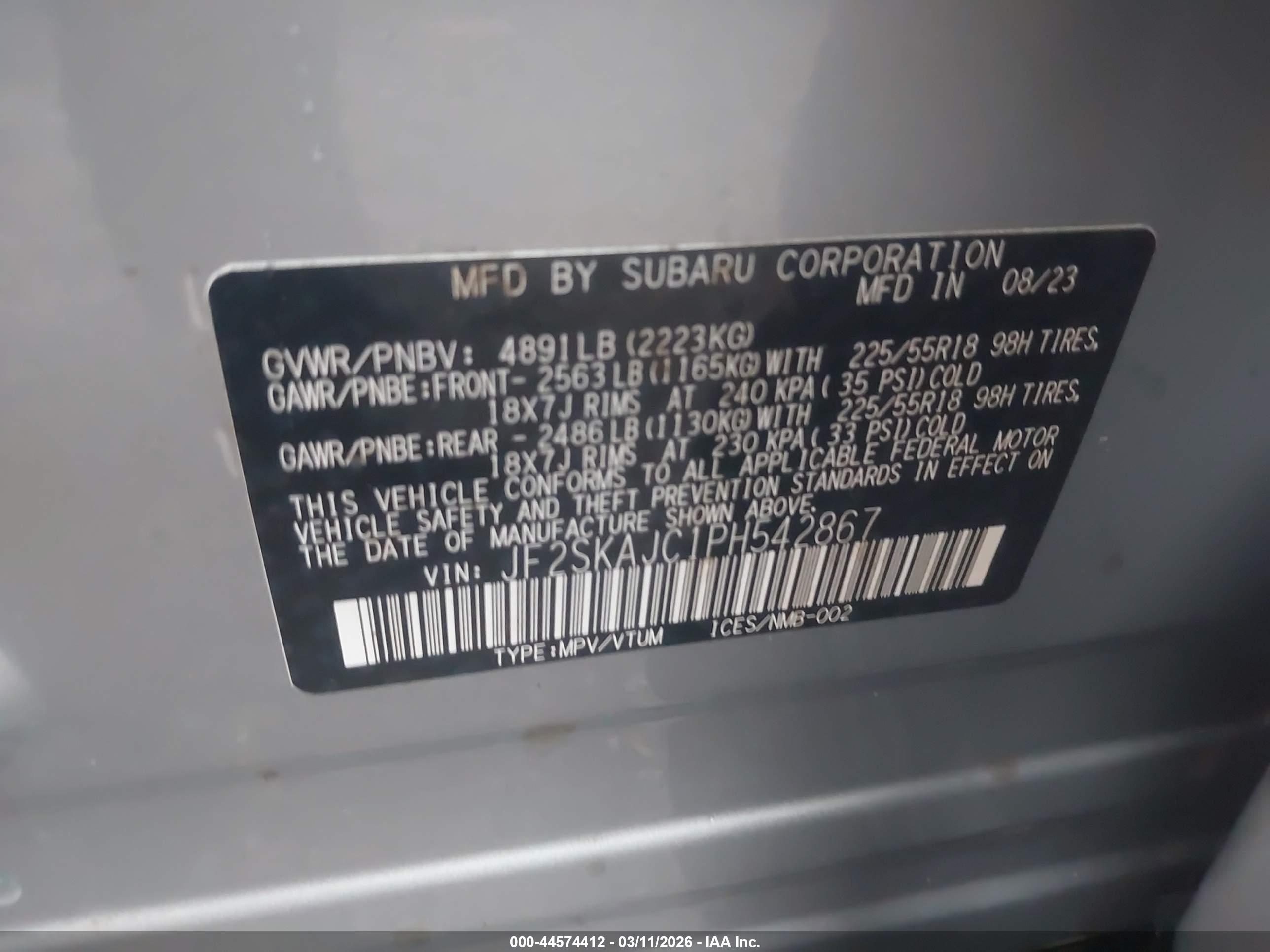 SUBARU FORESTER image 9
