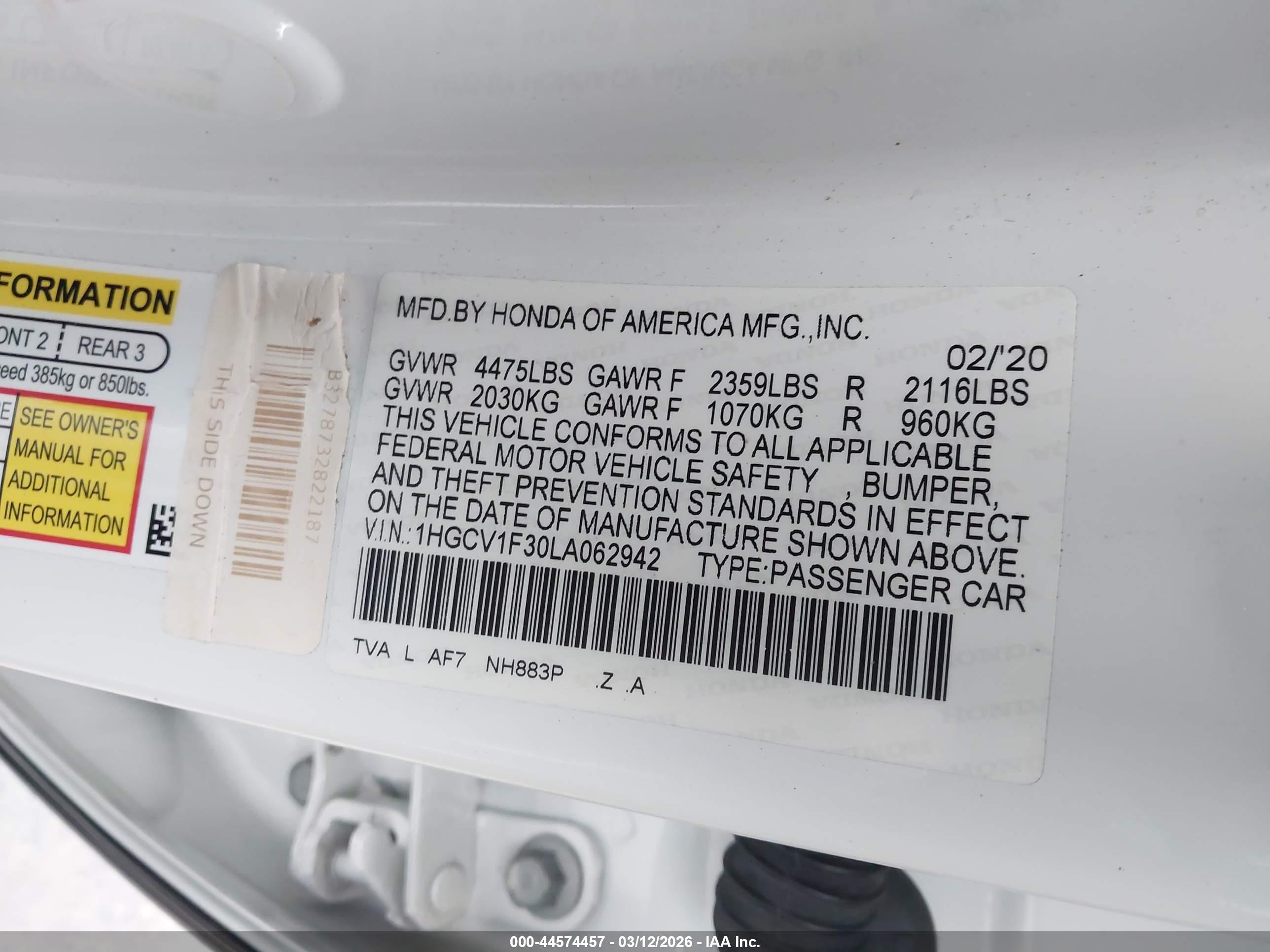 HONDA ACCORD image 9