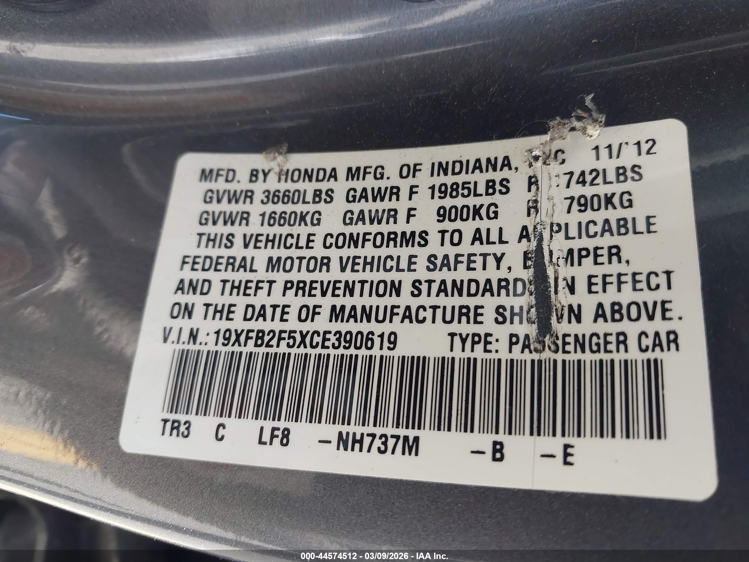 HONDA CIVIC image 9