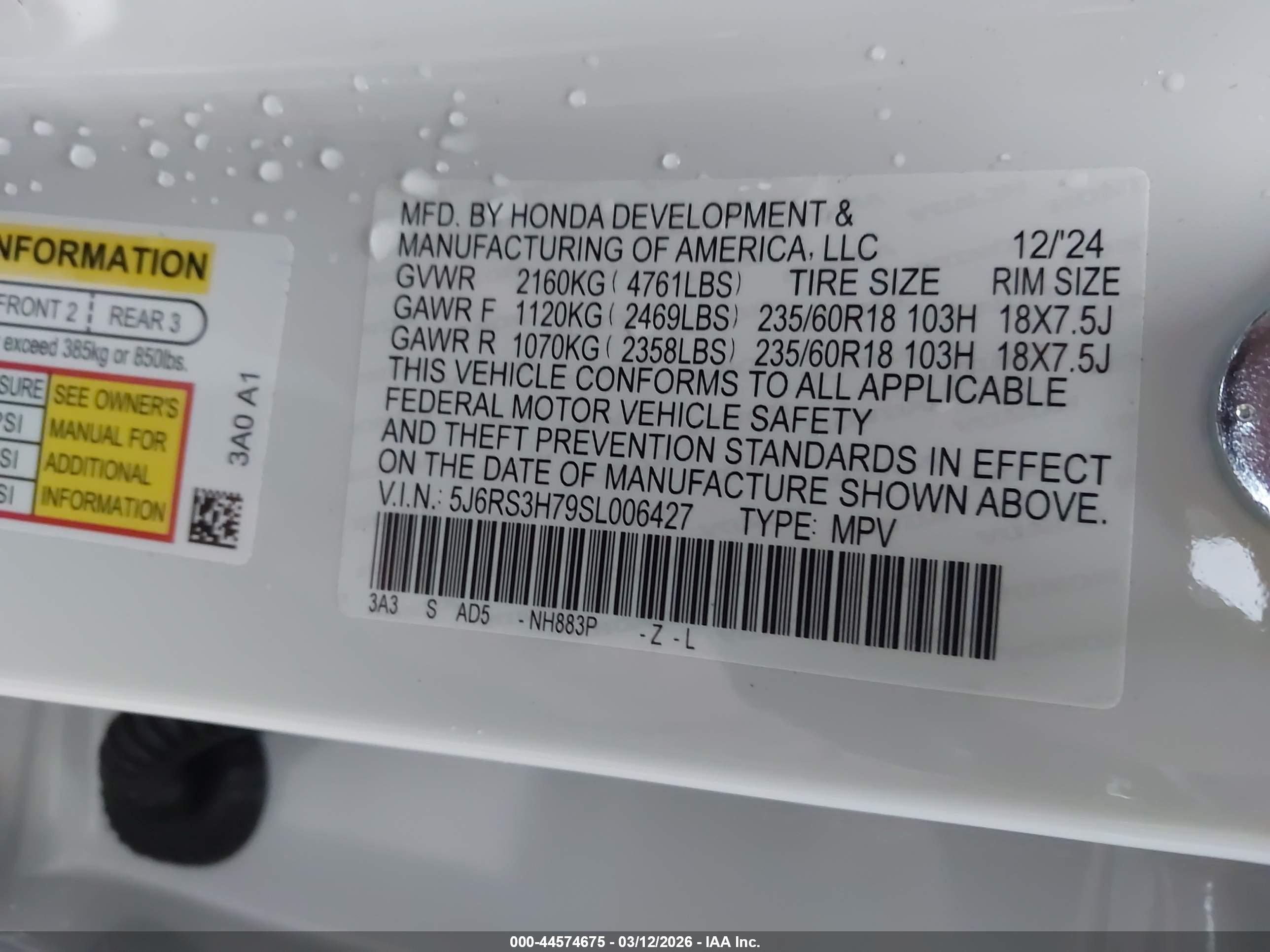 HONDA CR-V image 9