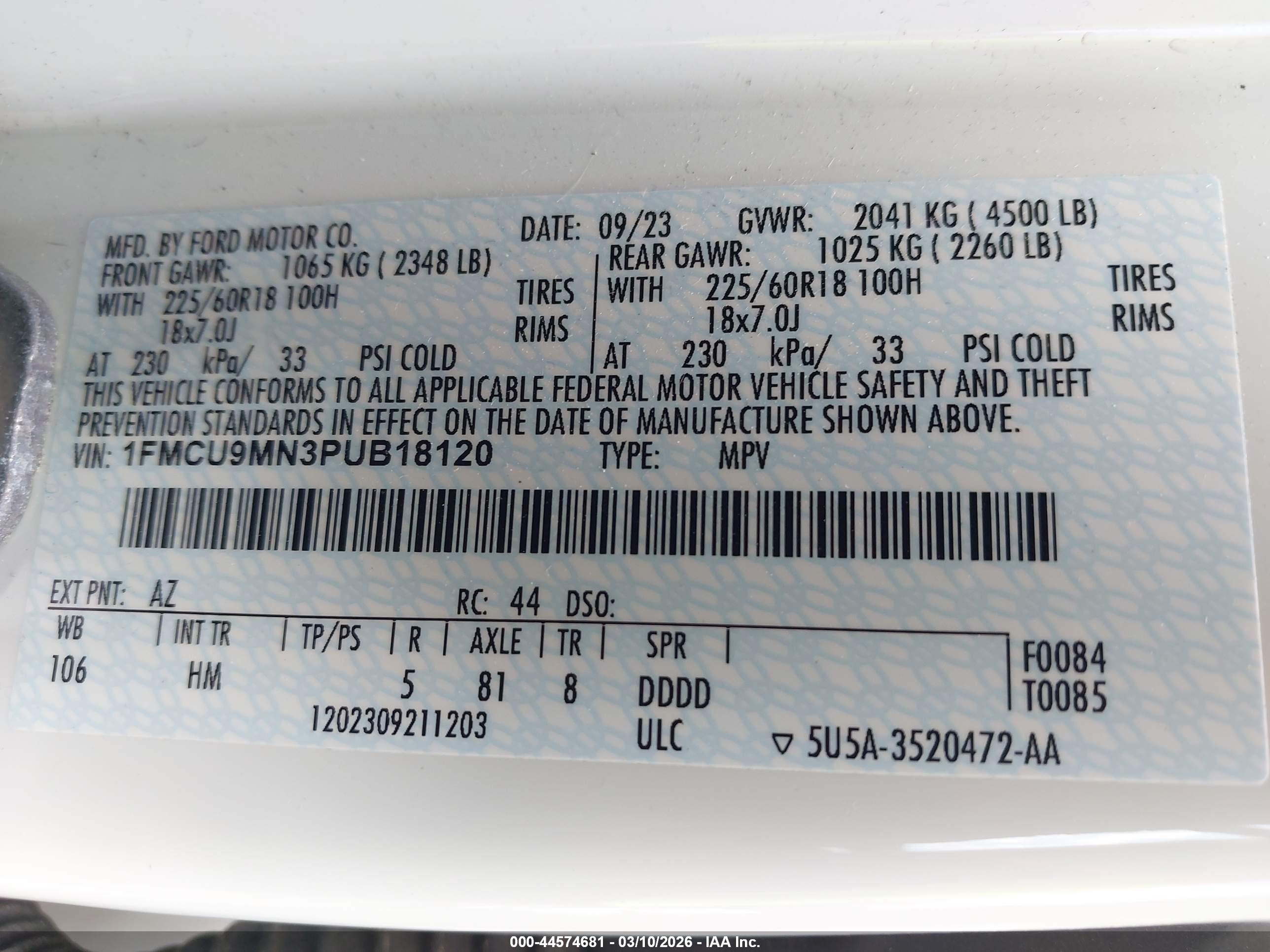 FORD ESCAPE image 9