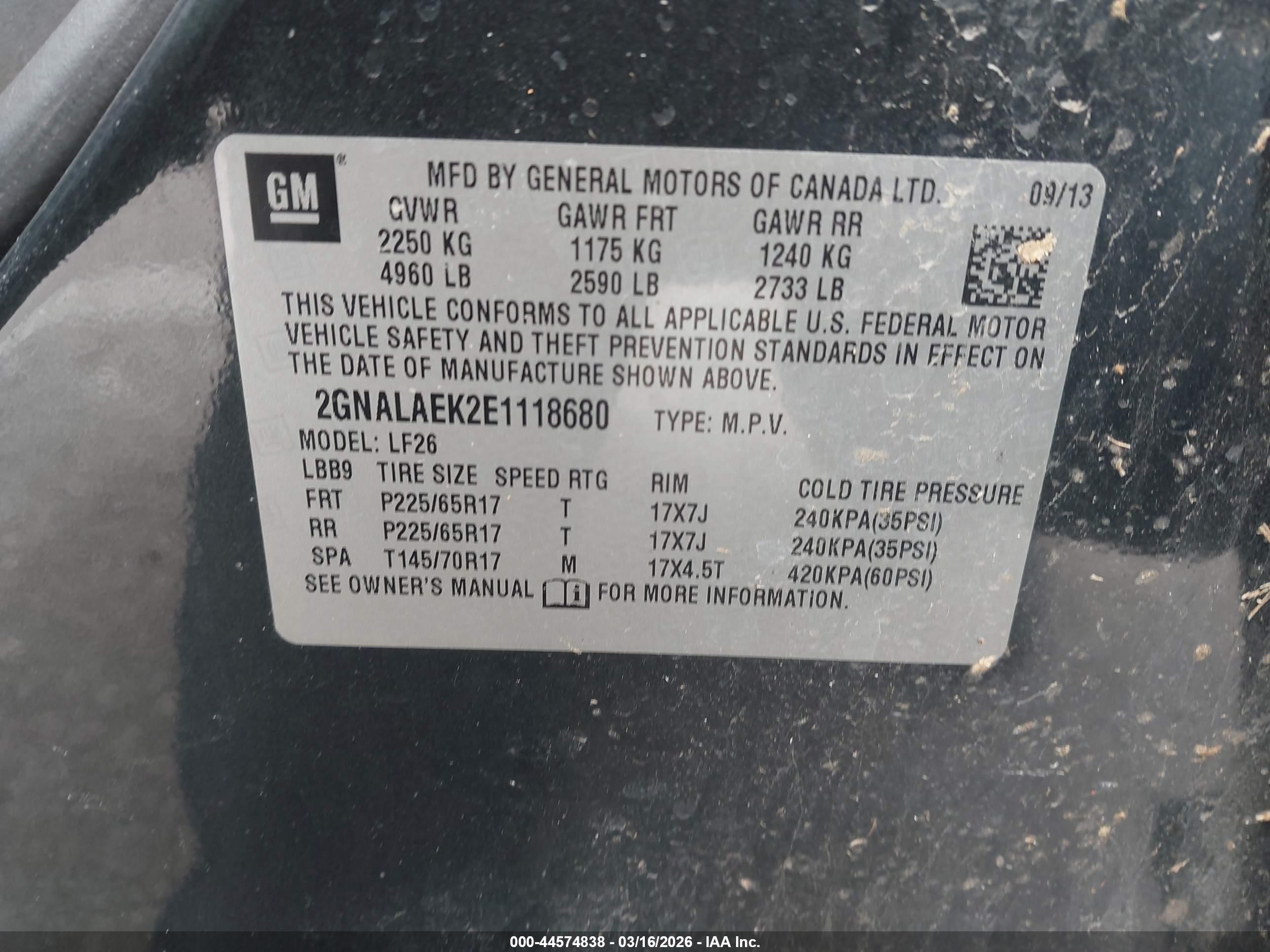 CHEVROLET EQUINOX image 9