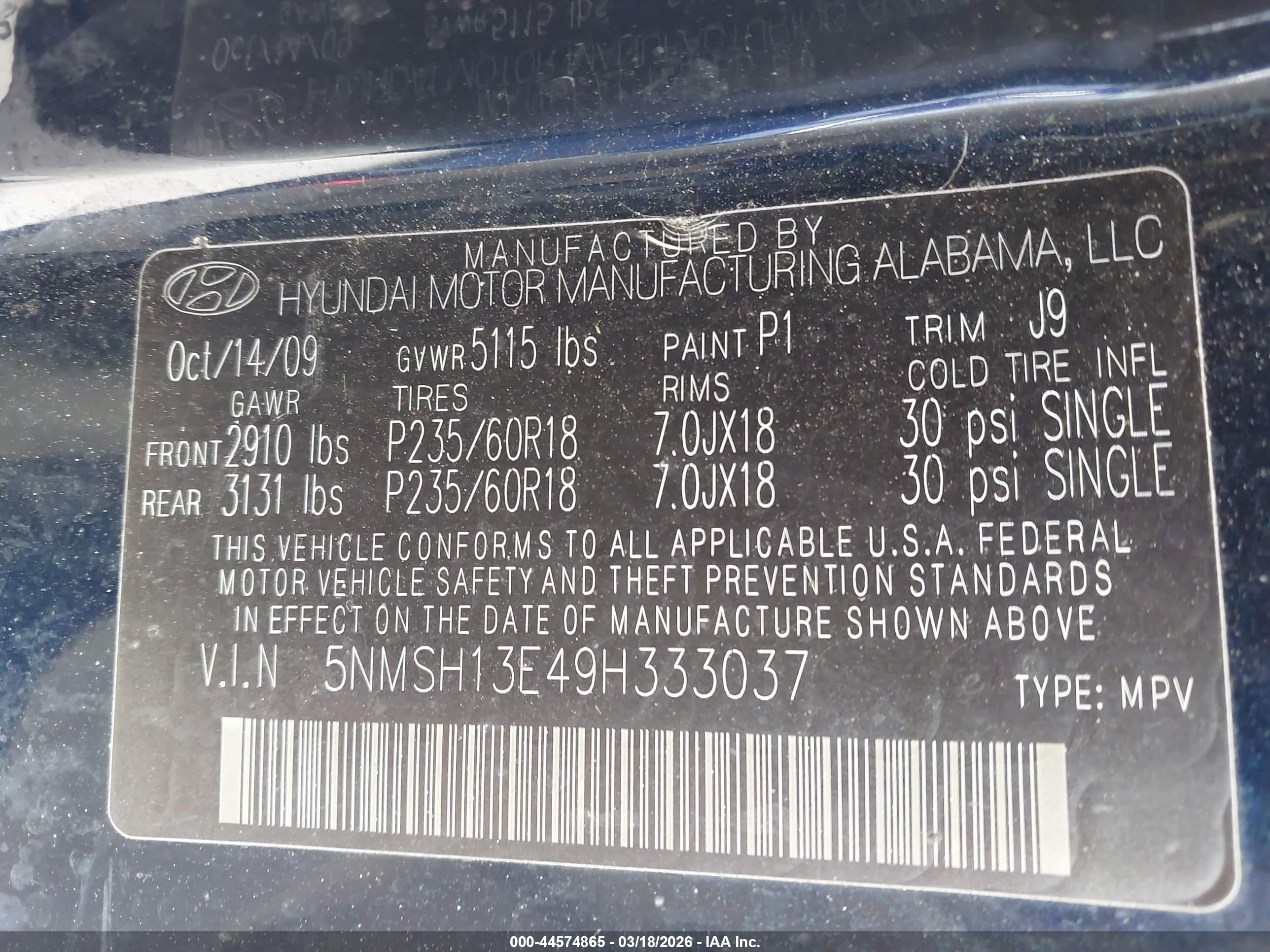 HYUNDAI SANTA image 9