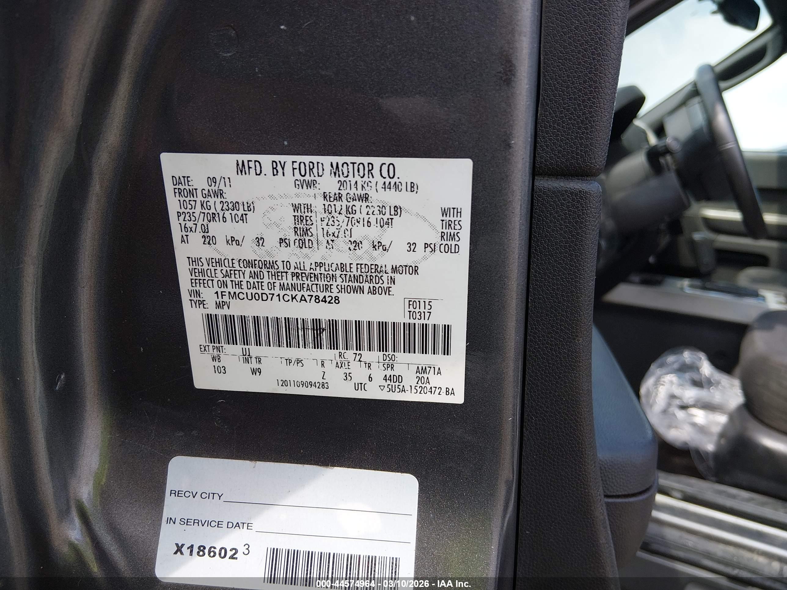 FORD ESCAPE image 9