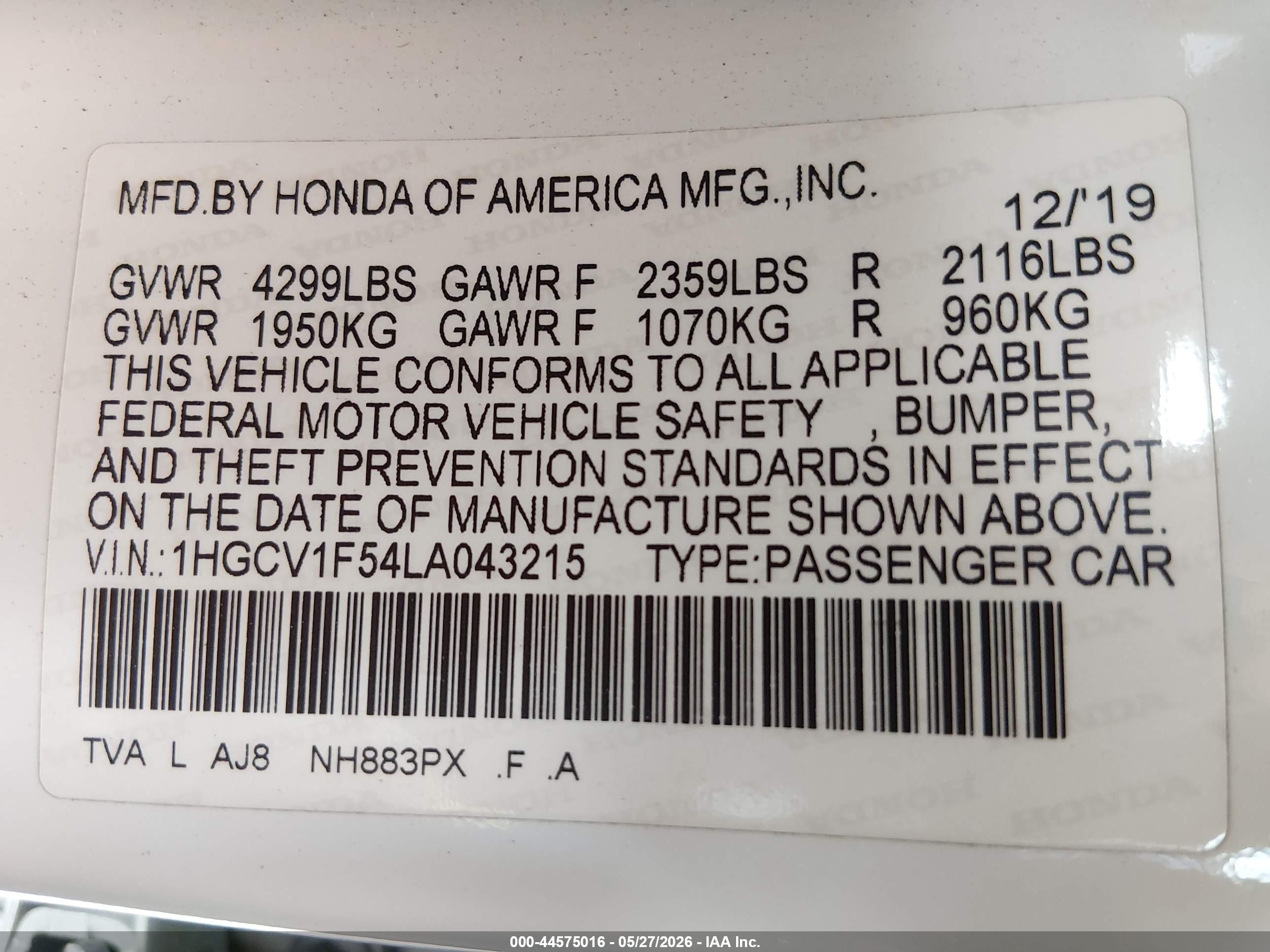 HONDA ACCORD image 9