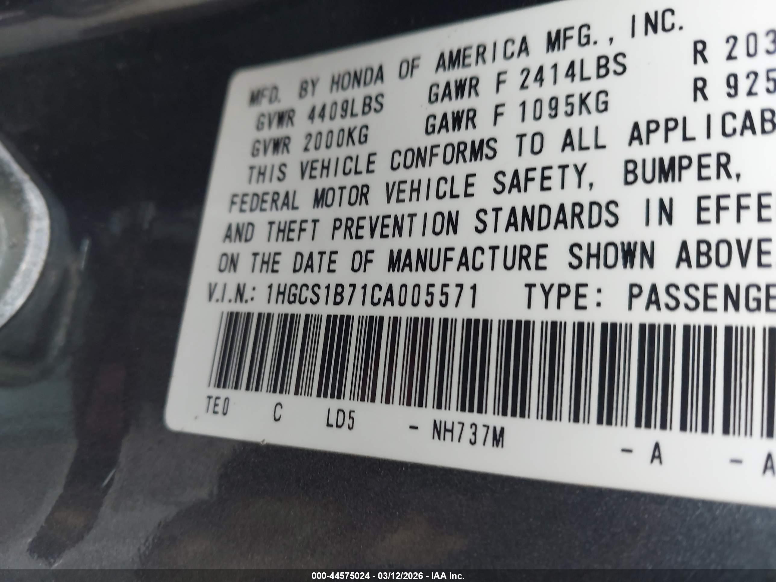 HONDA ACCORD image 9