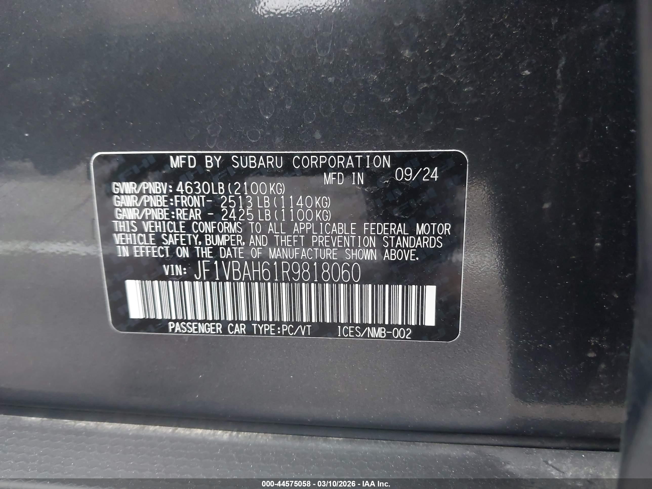 SUBARU WRX image 9