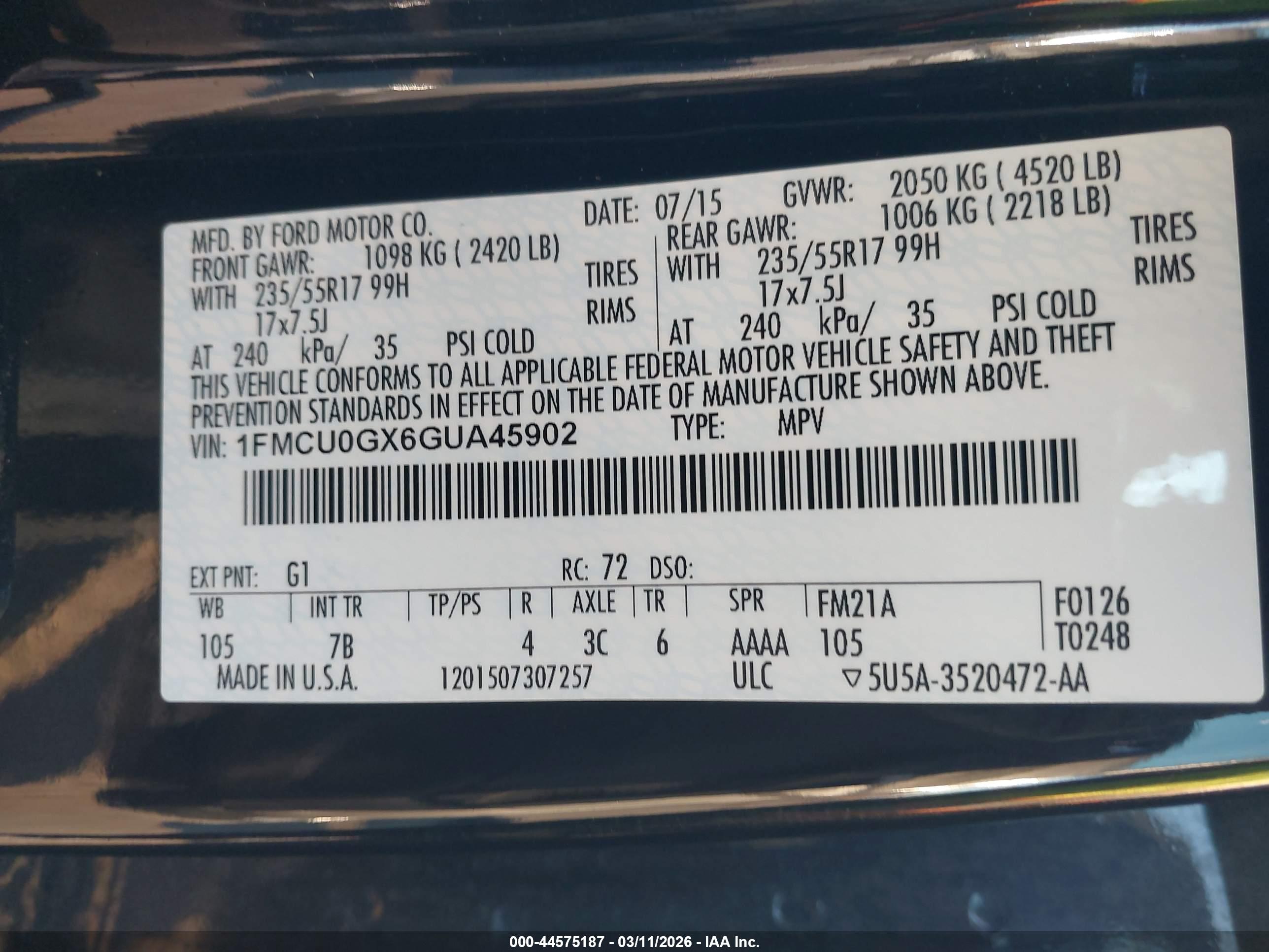 FORD ESCAPE image 9