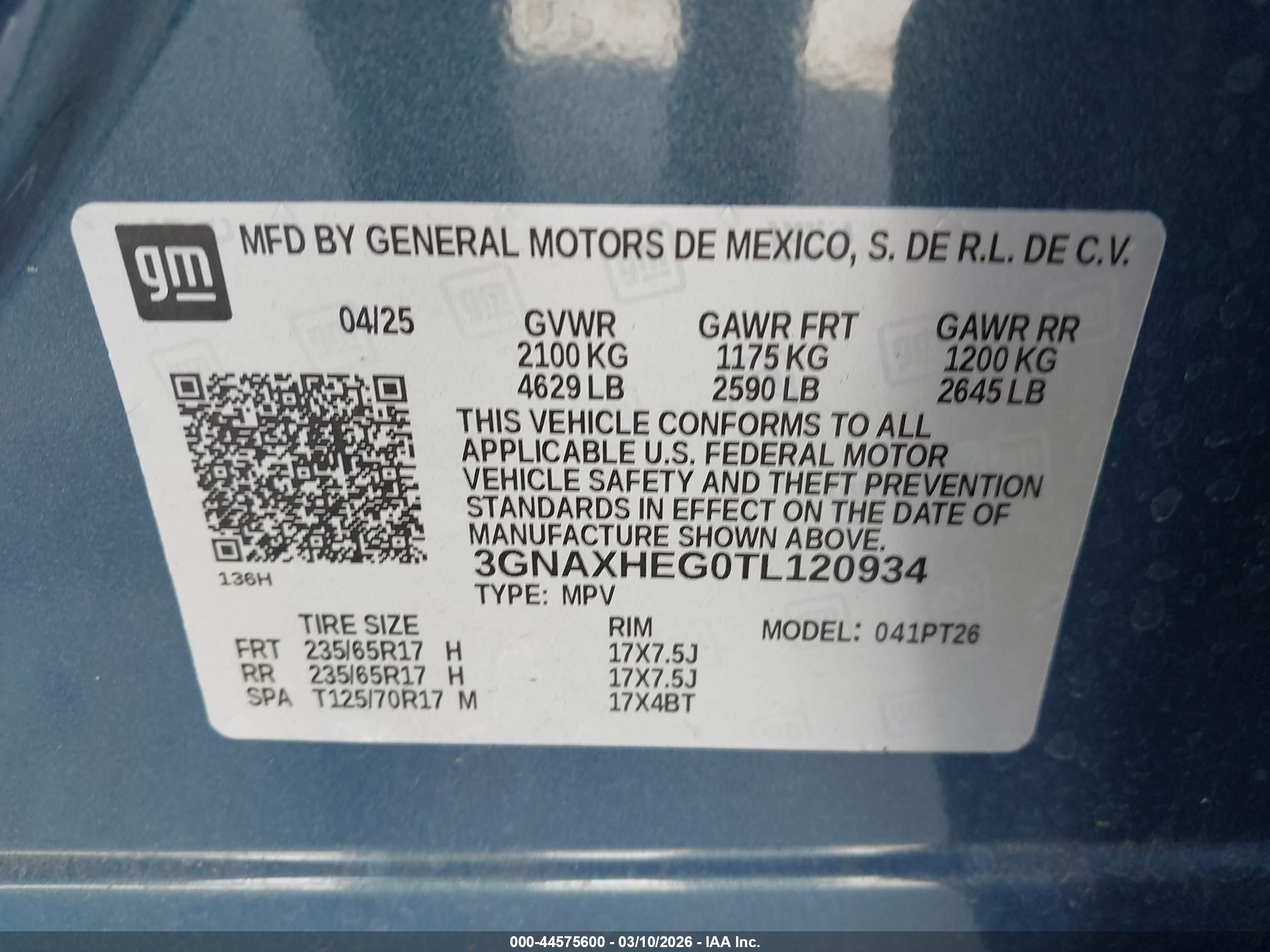 CHEVROLET EQUINOX image 9