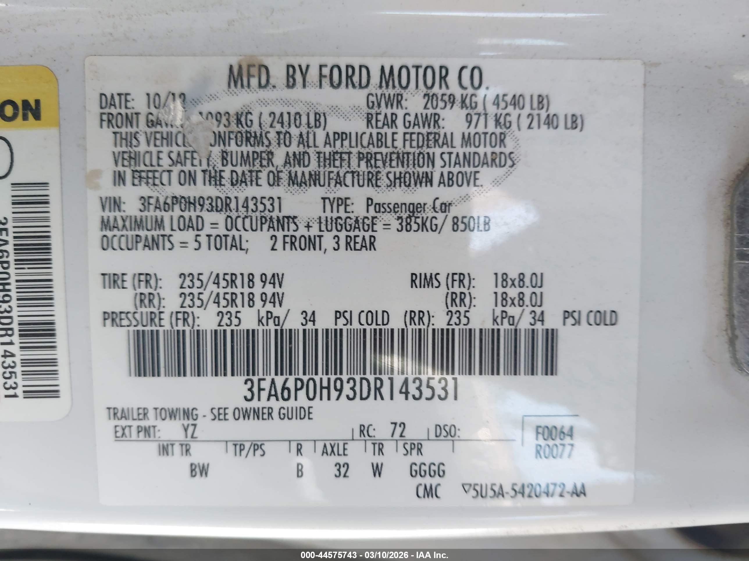 FORD FUSION image 9