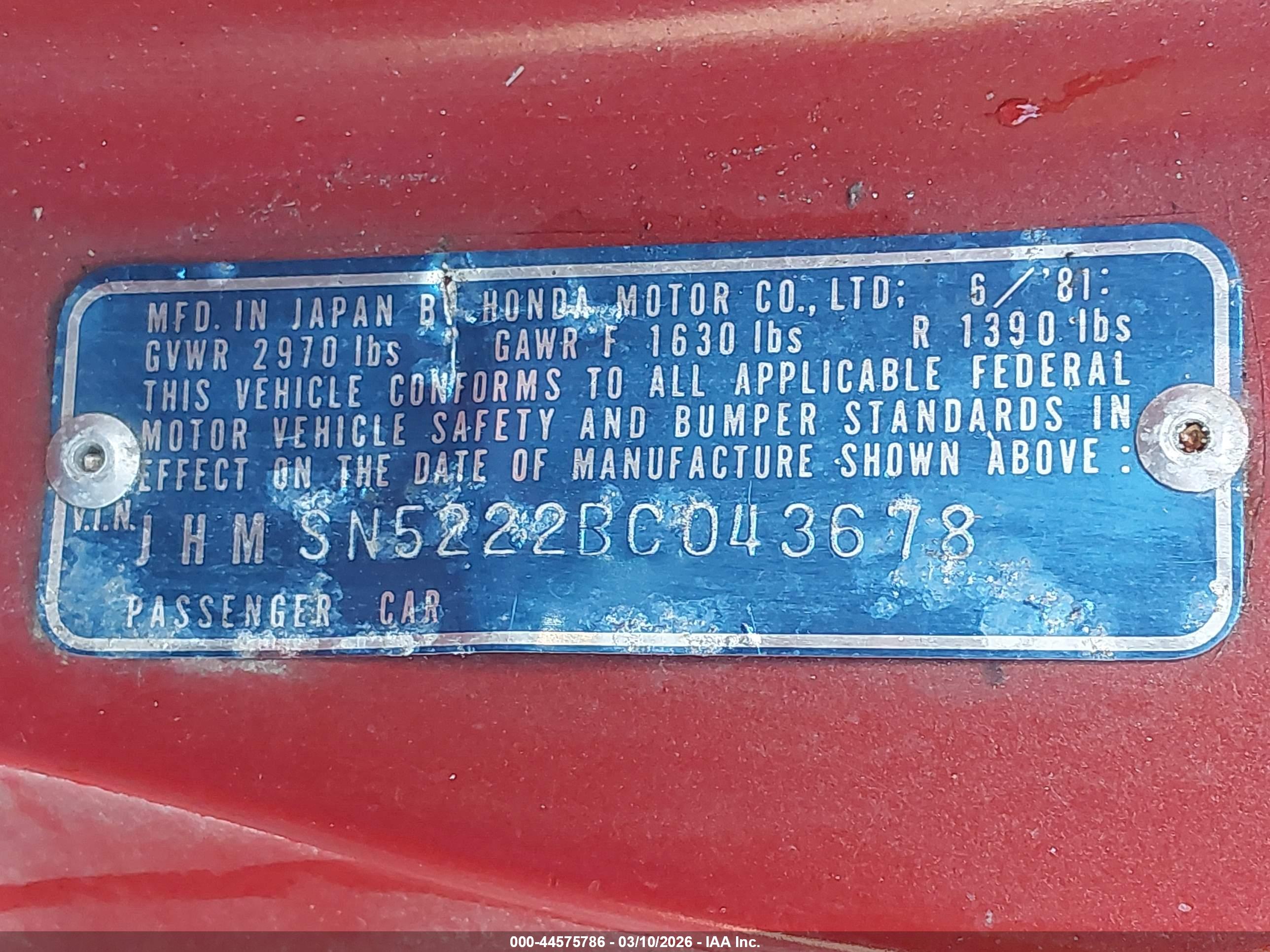 HONDA PRELUDE image 9