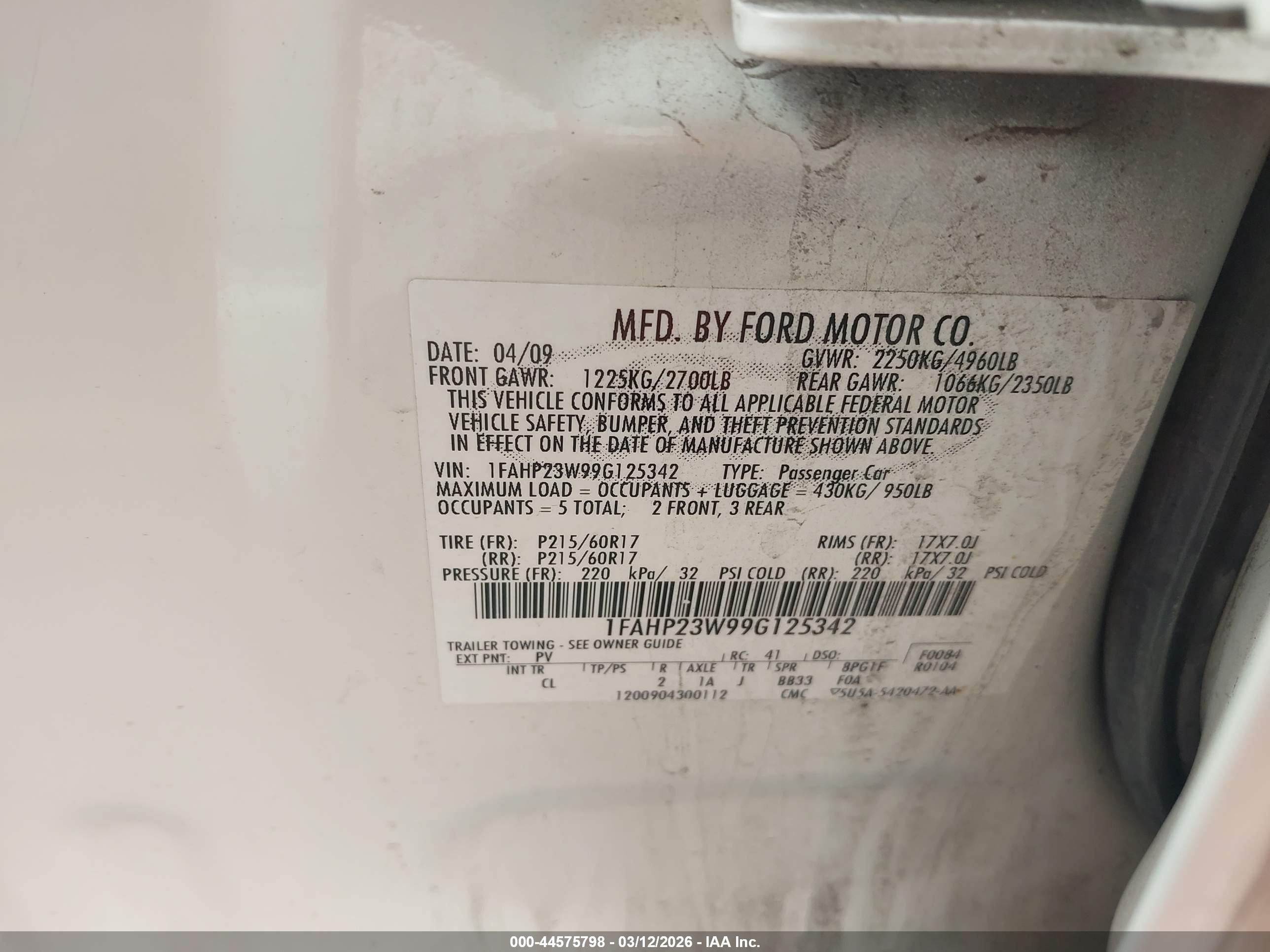 FORD TAURUS image 9