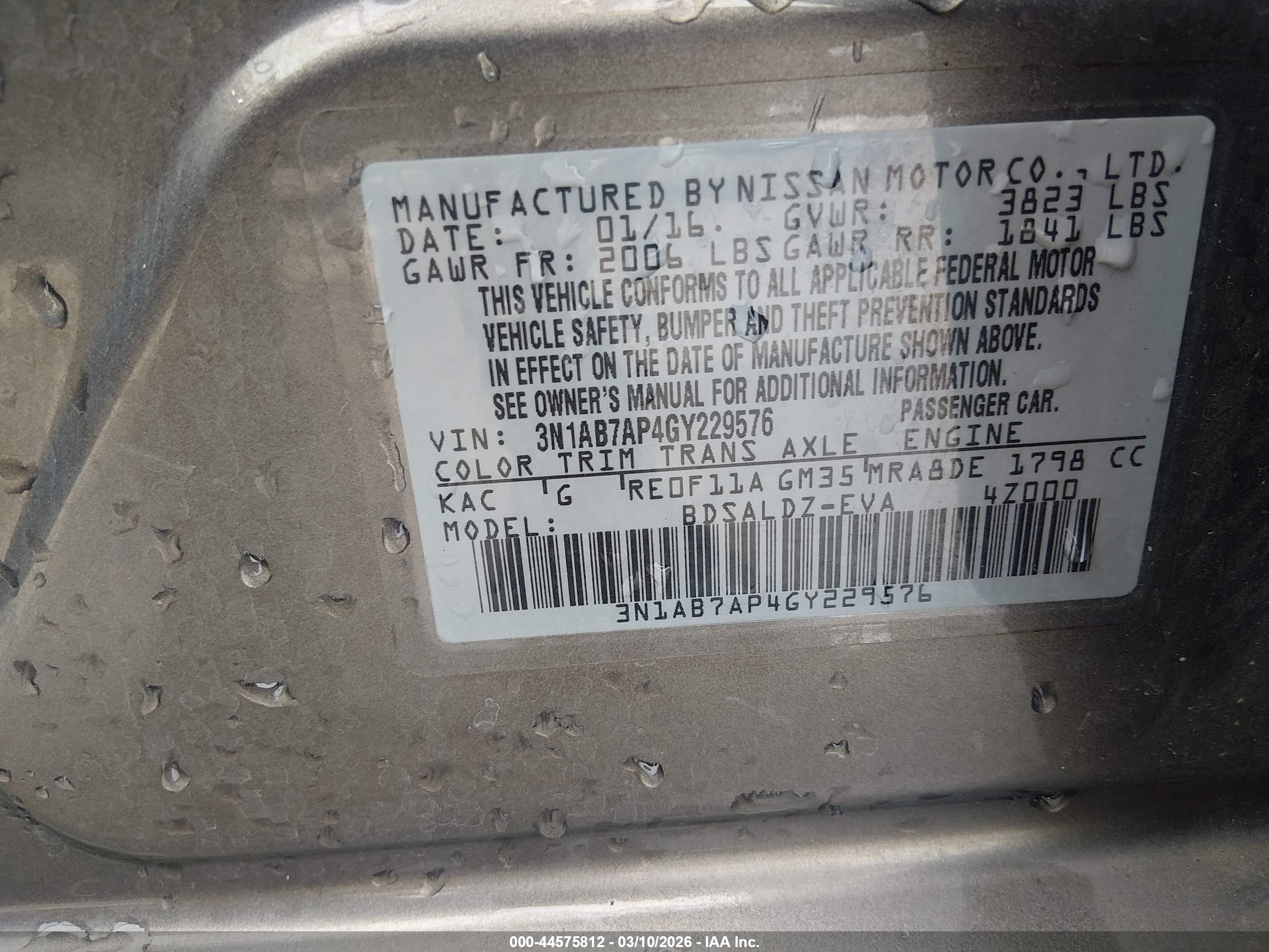 NISSAN SENTRA image 9