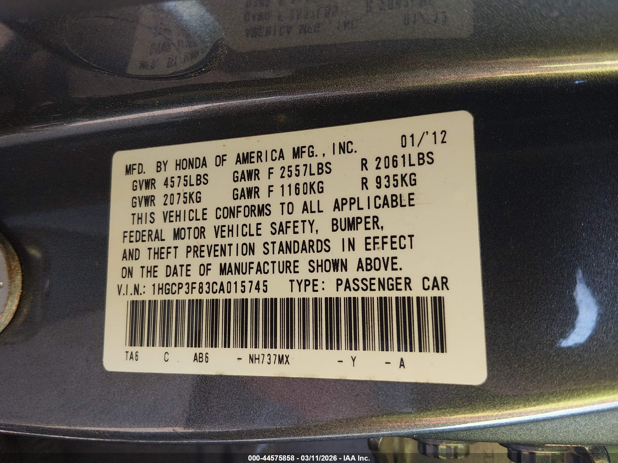 HONDA ACCORD image 9