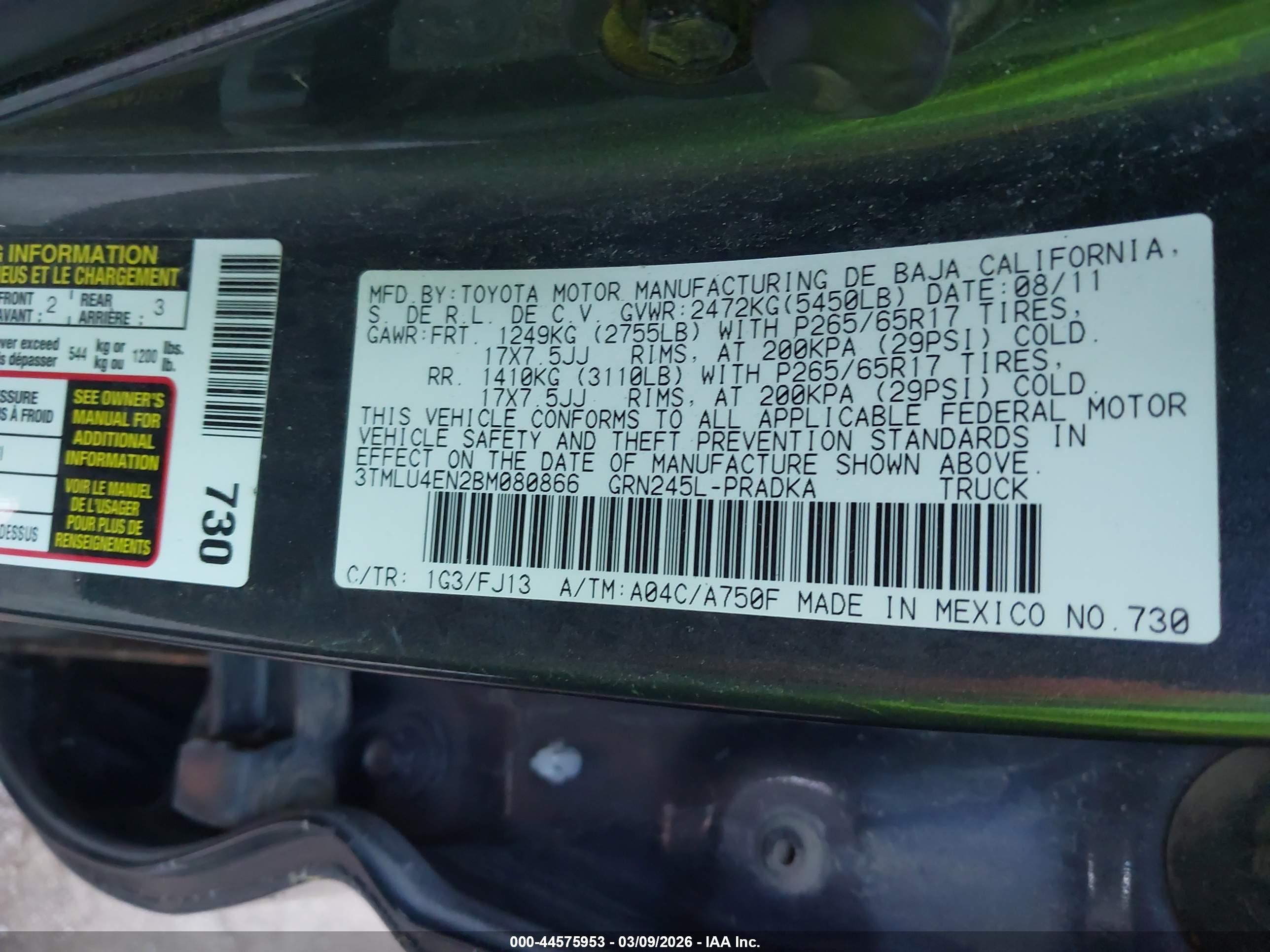 TOYOTA TACOMA image 9