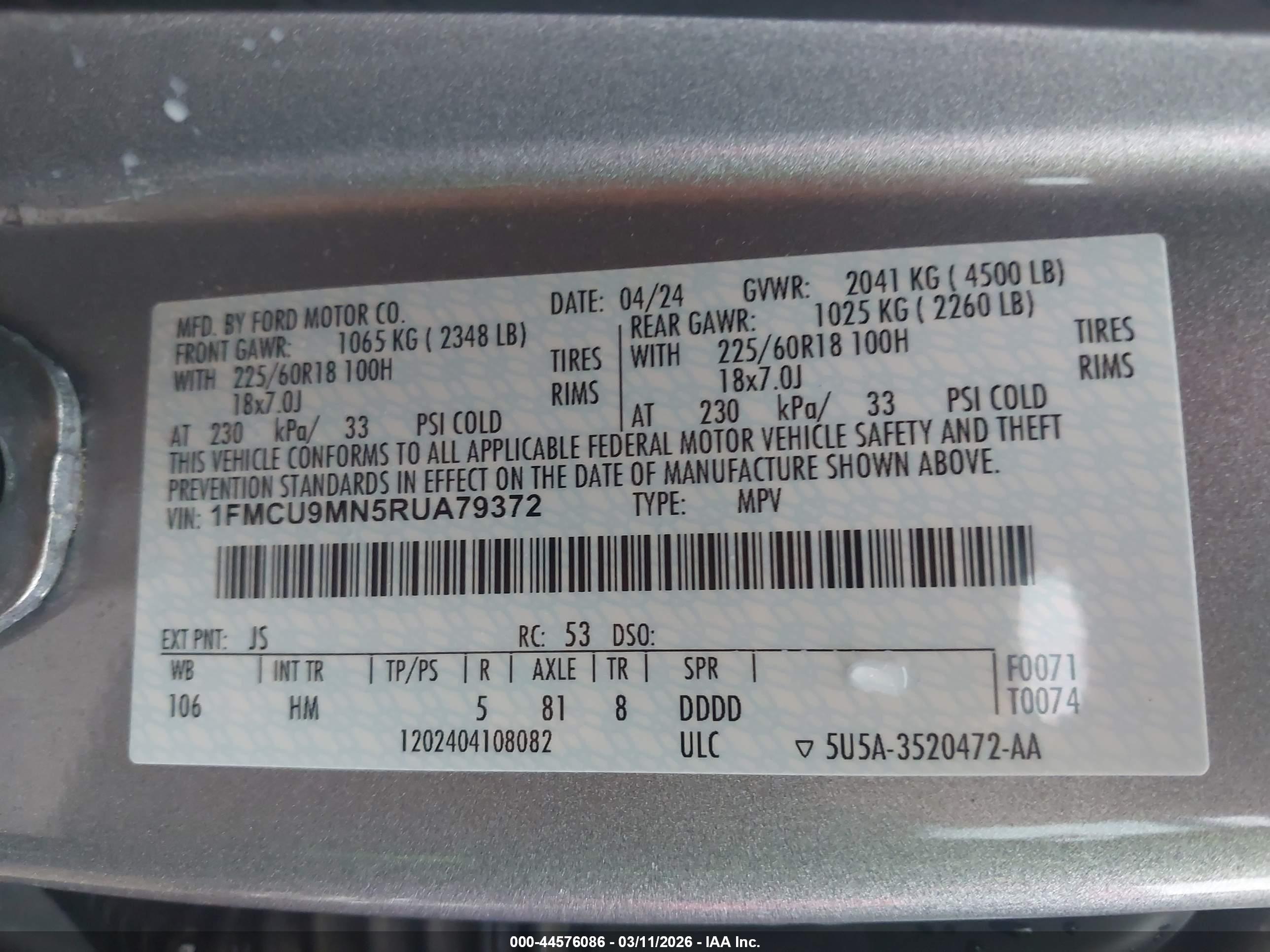 FORD ESCAPE image 9