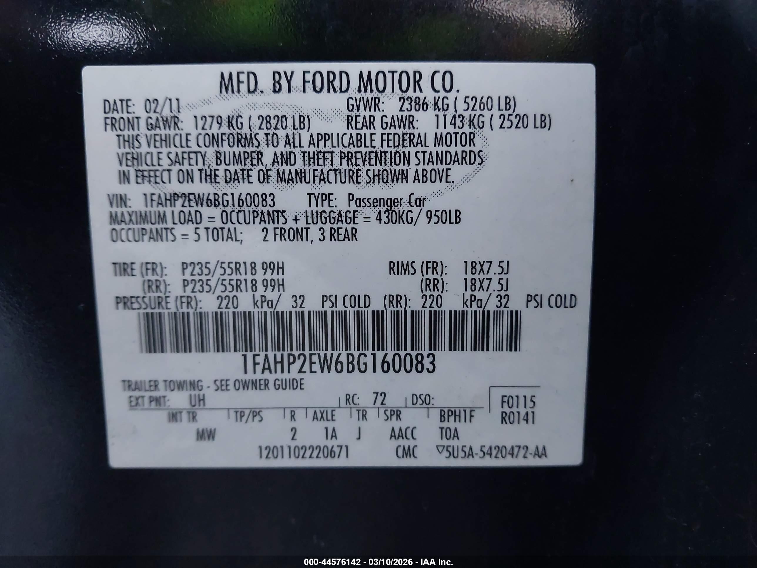 FORD TAURUS image 9