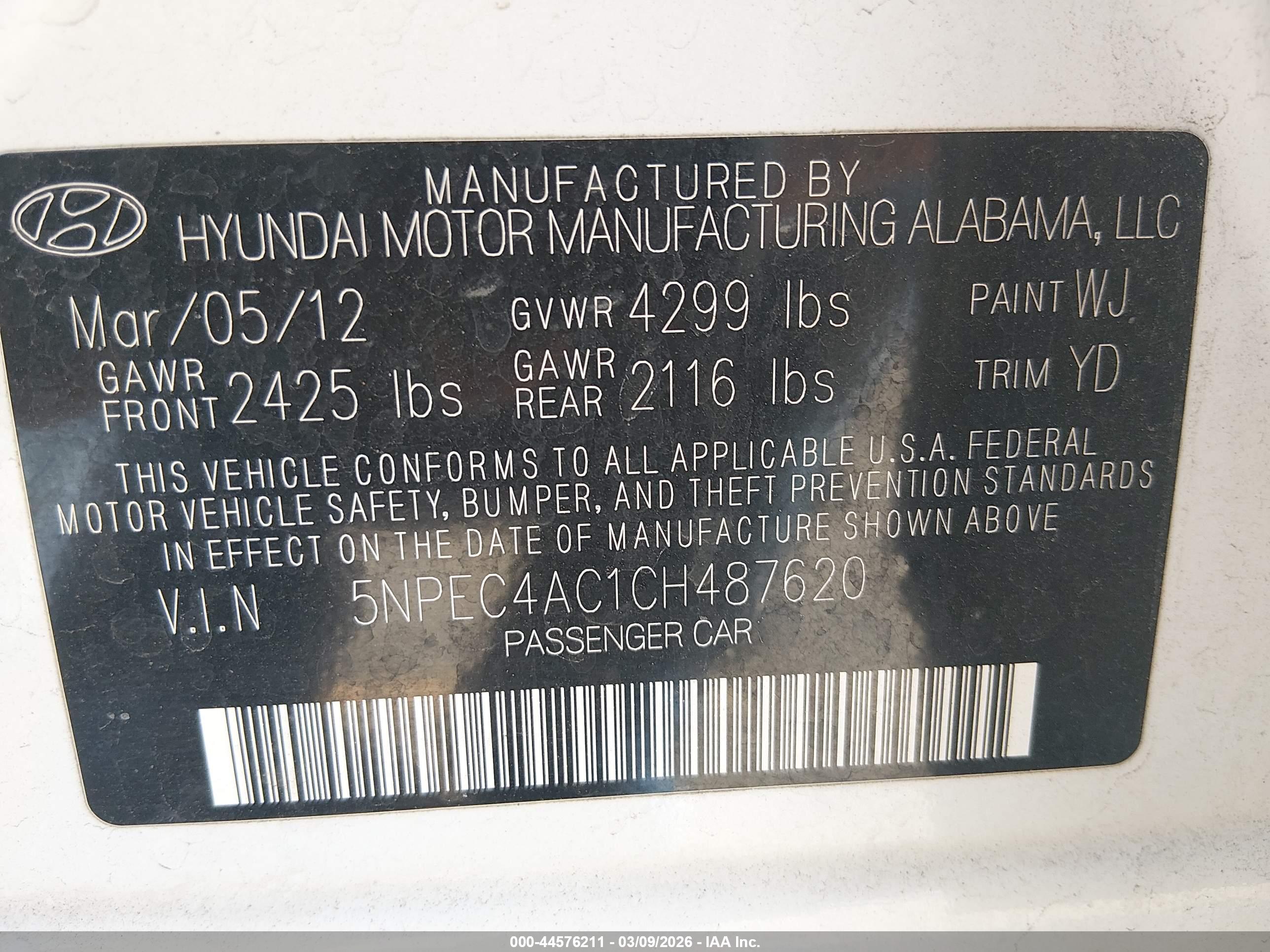 HYUNDAI SONATA image 9