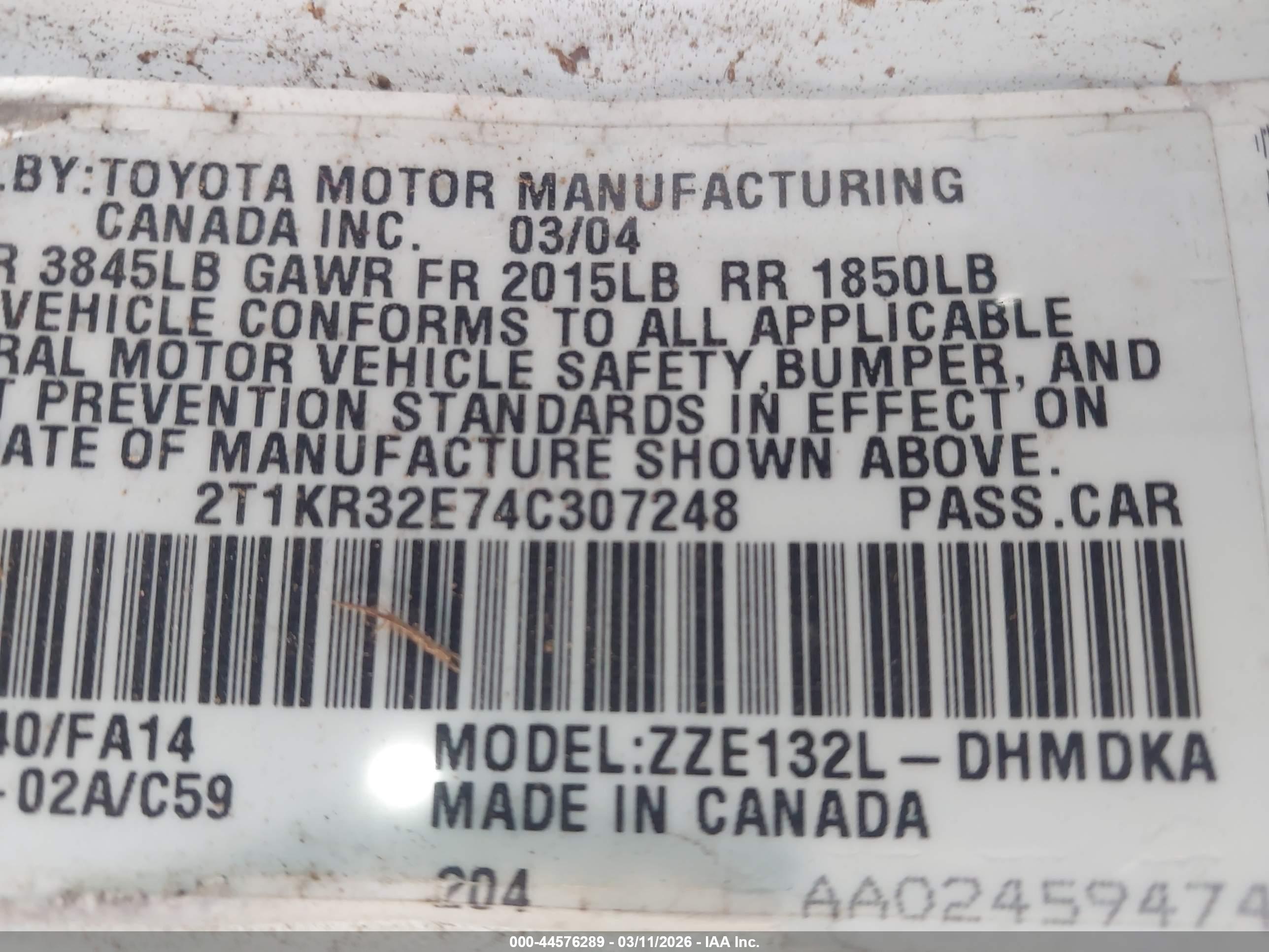 TOYOTA MATRIX image 9
