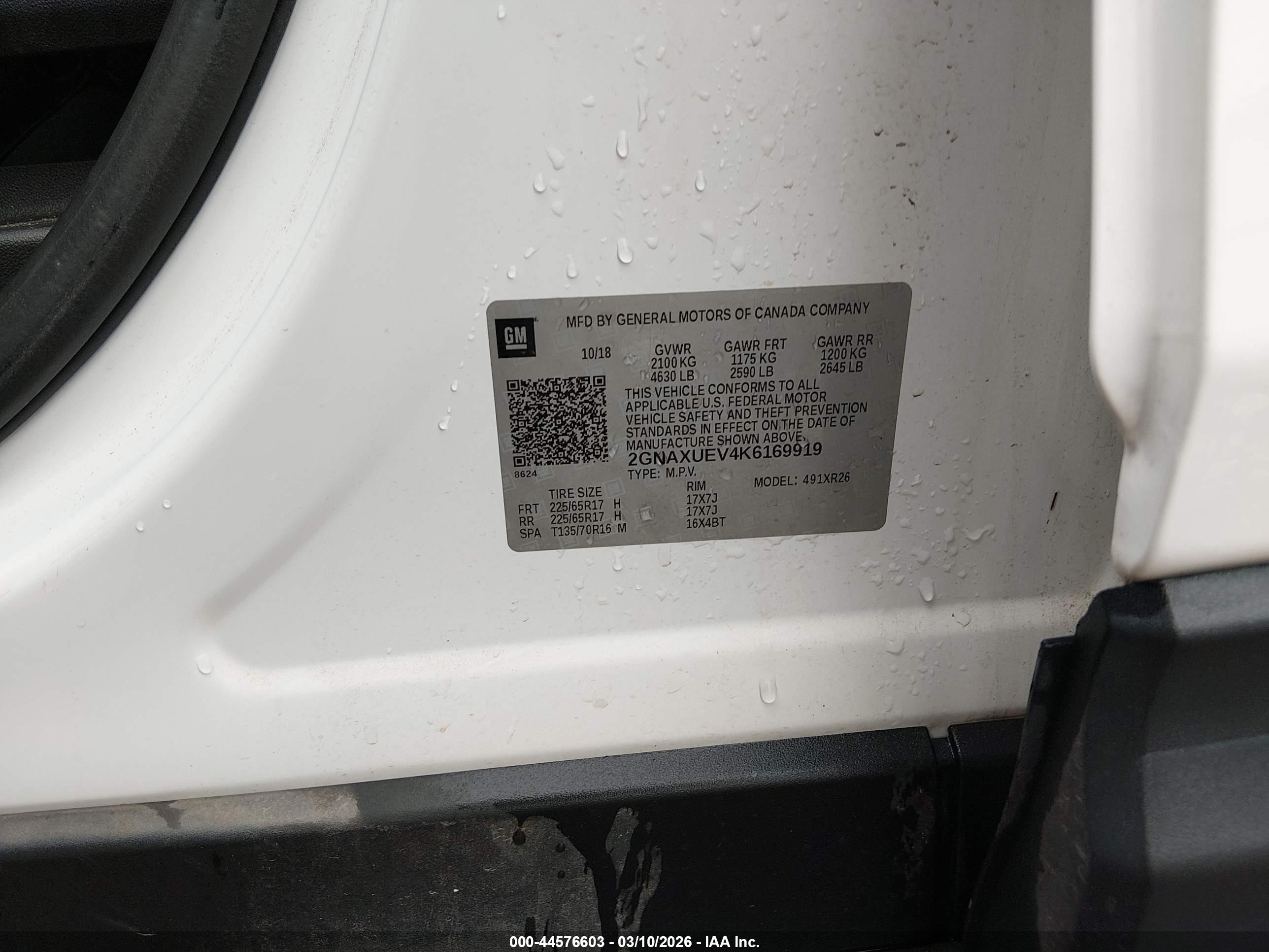 CHEVROLET EQUINOX image 9