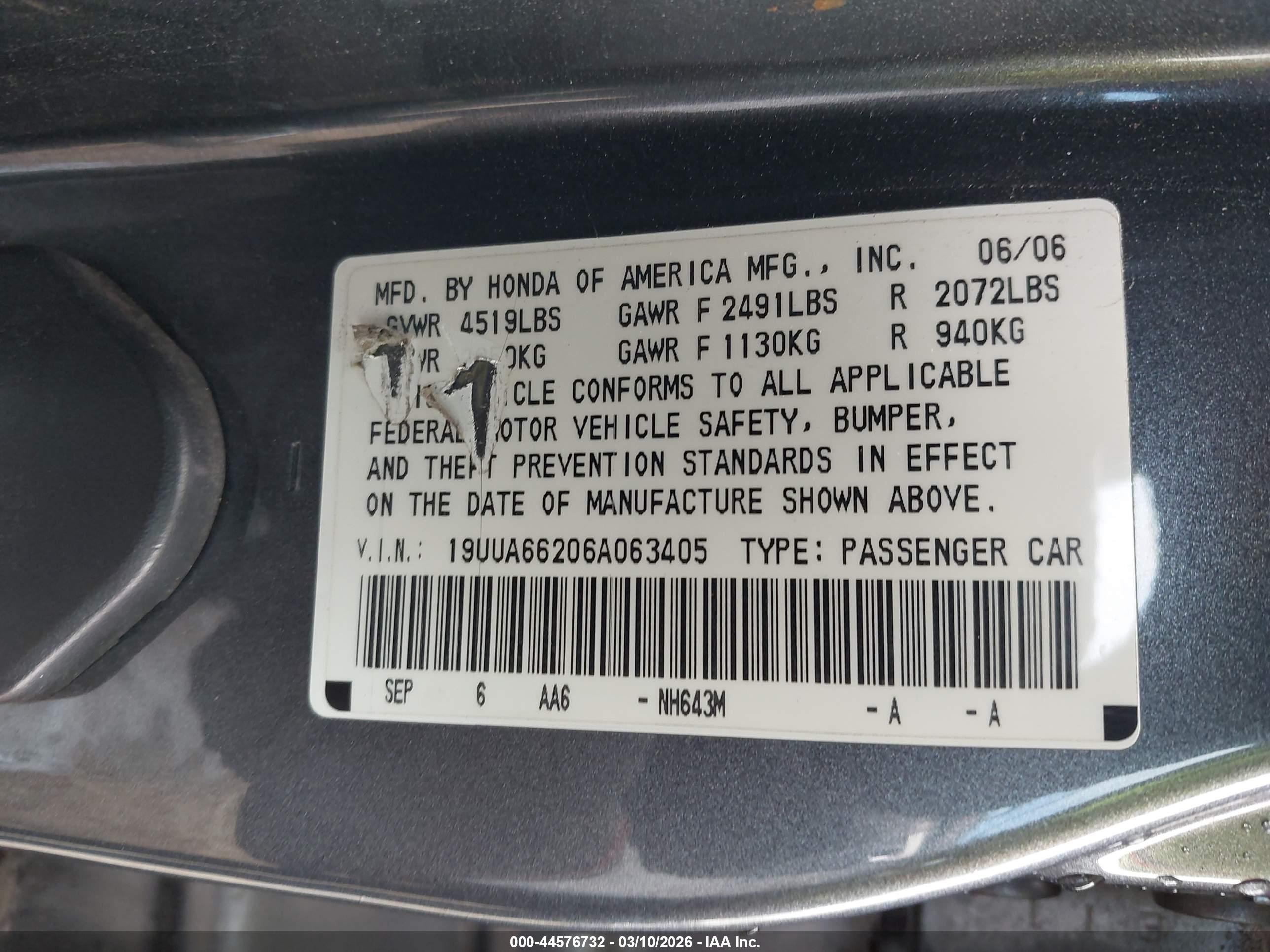 ACURA TL image 9