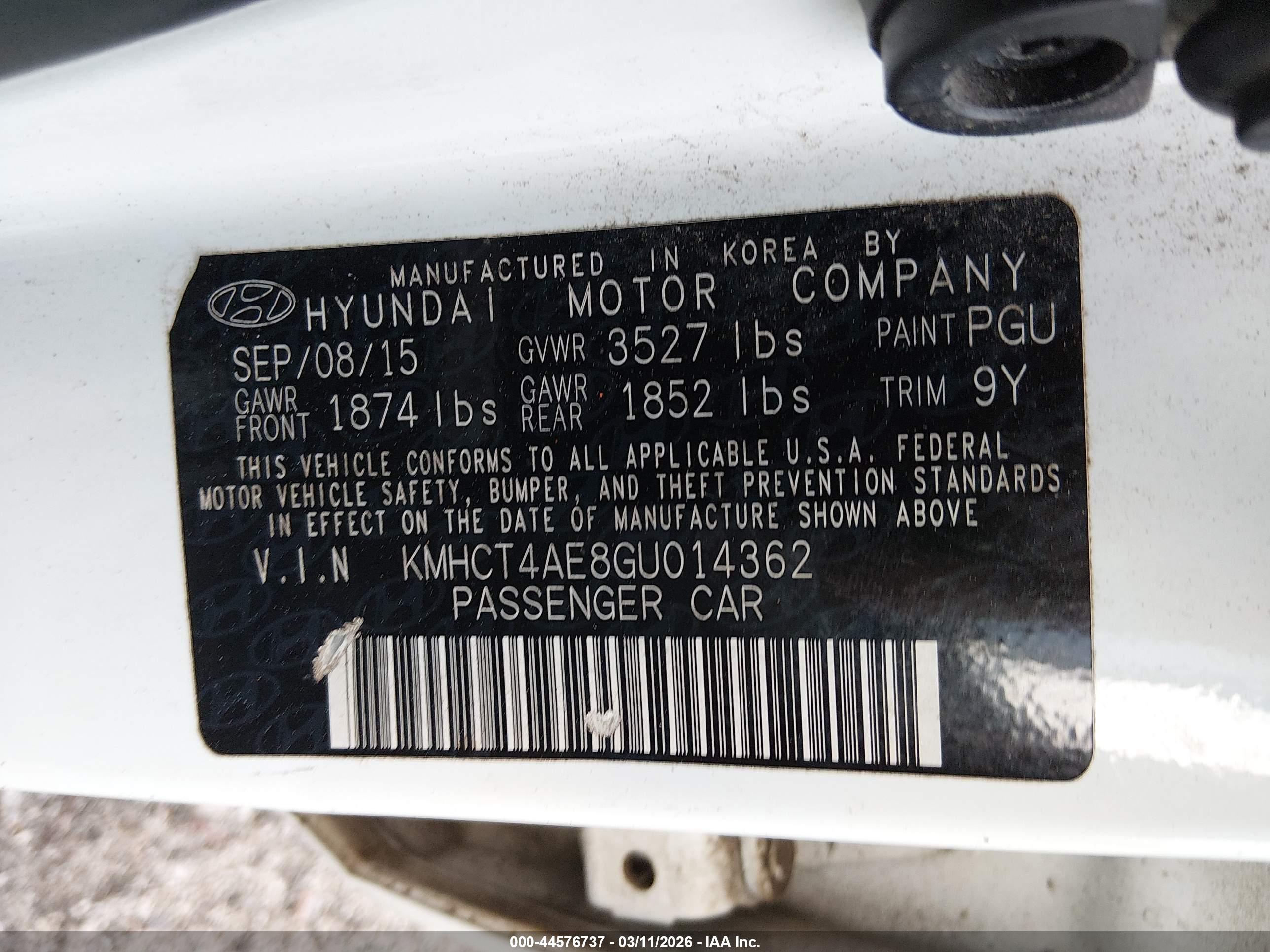 HYUNDAI ACCENT image 9