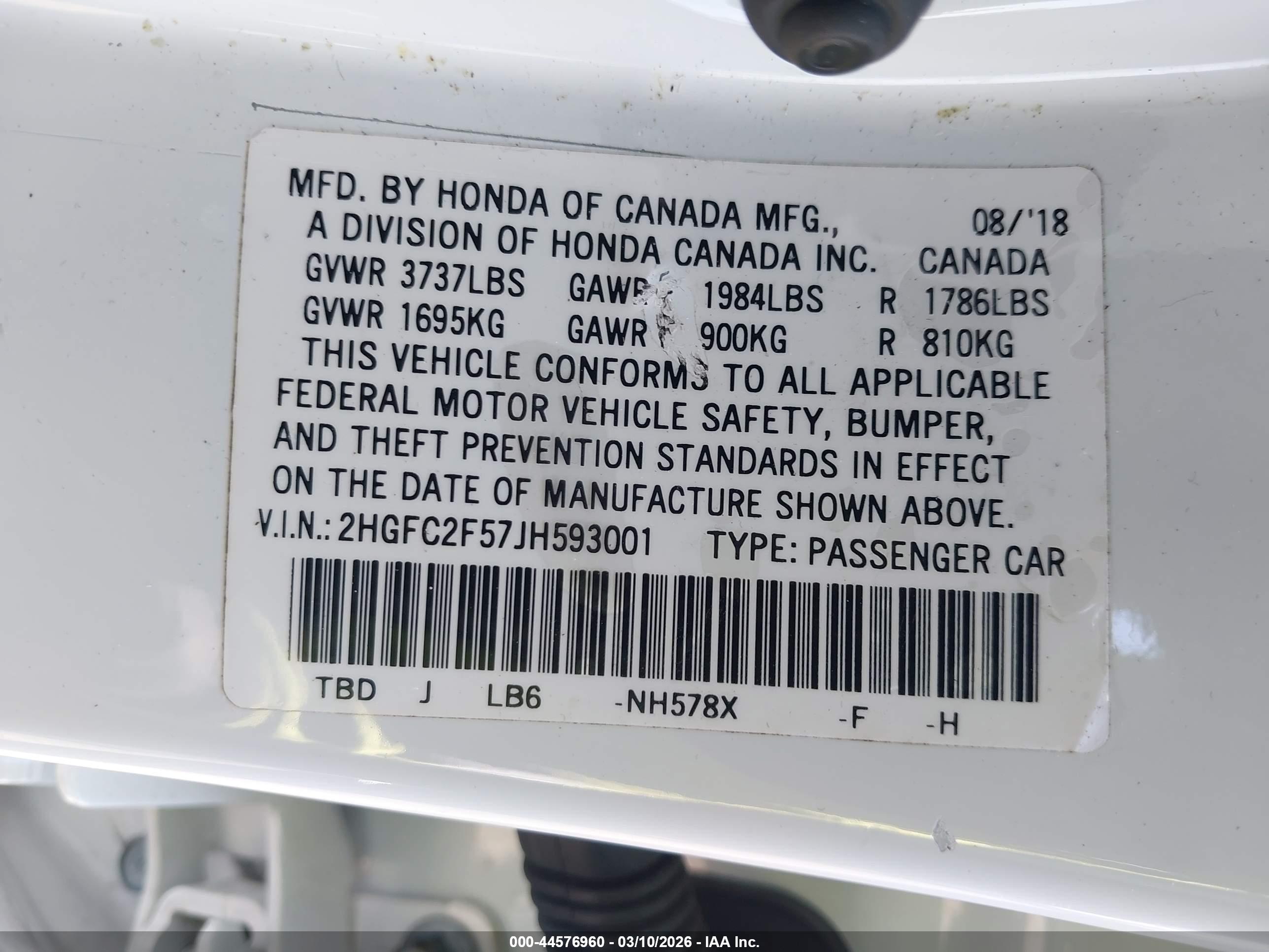 HONDA CIVIC image 9